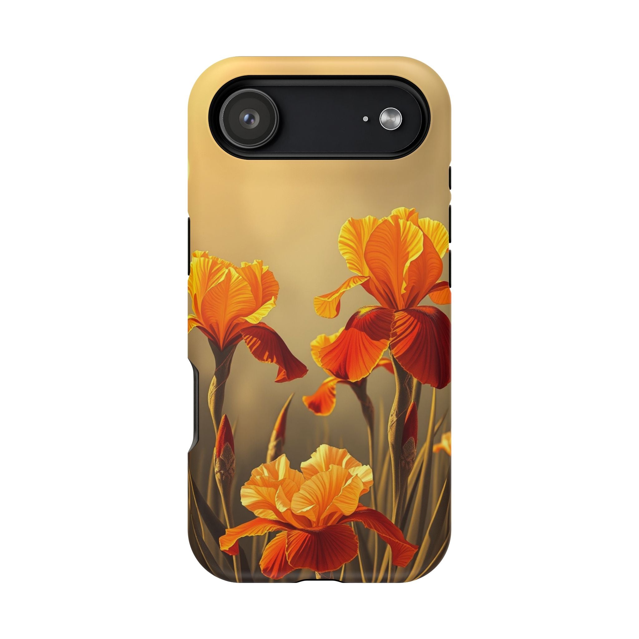 iPhone Iris Garden Gold Foil Luxury Slim Everyday Designer Case · iPhone Case
