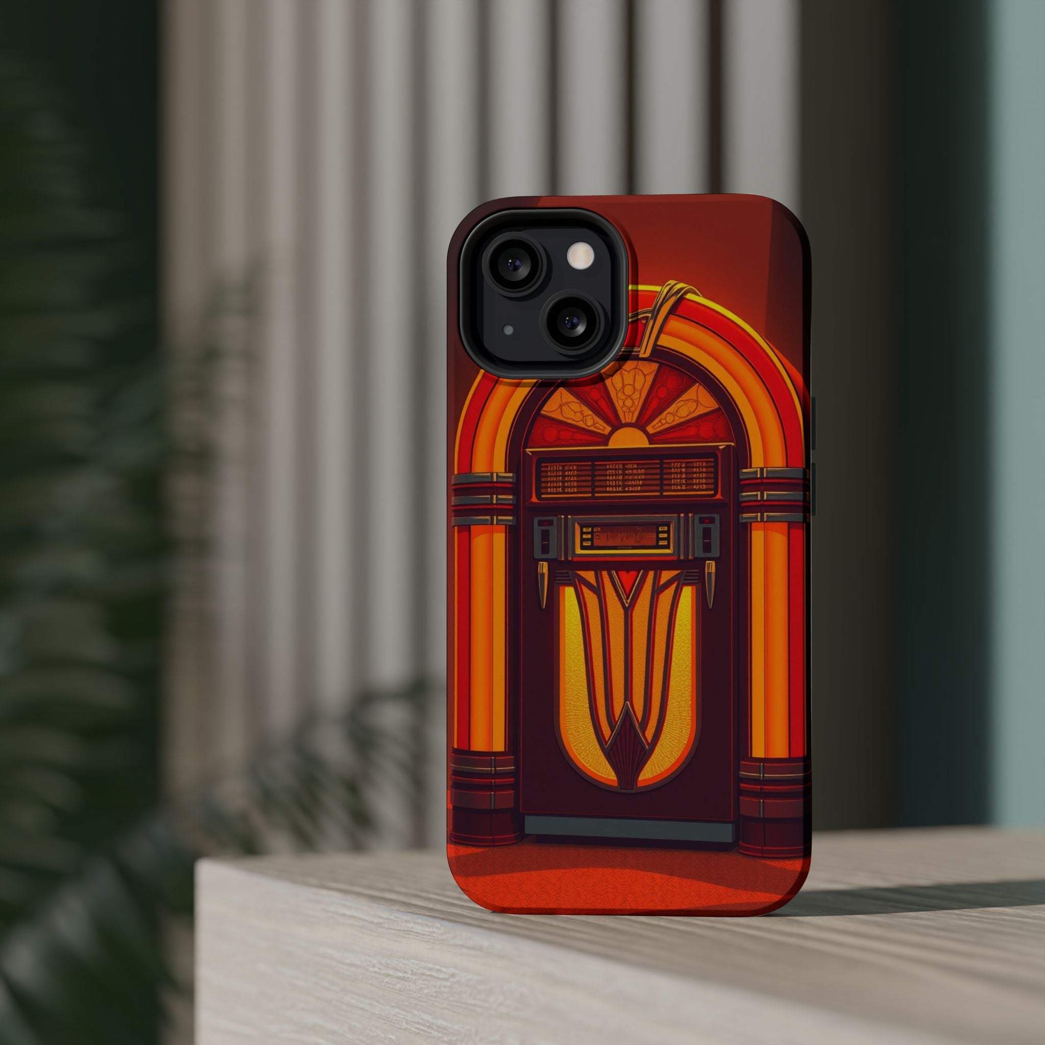 iPhone Jukebox Glow Pop Art Bold Bold Modern Everyday Snap Case · iPhone Case
