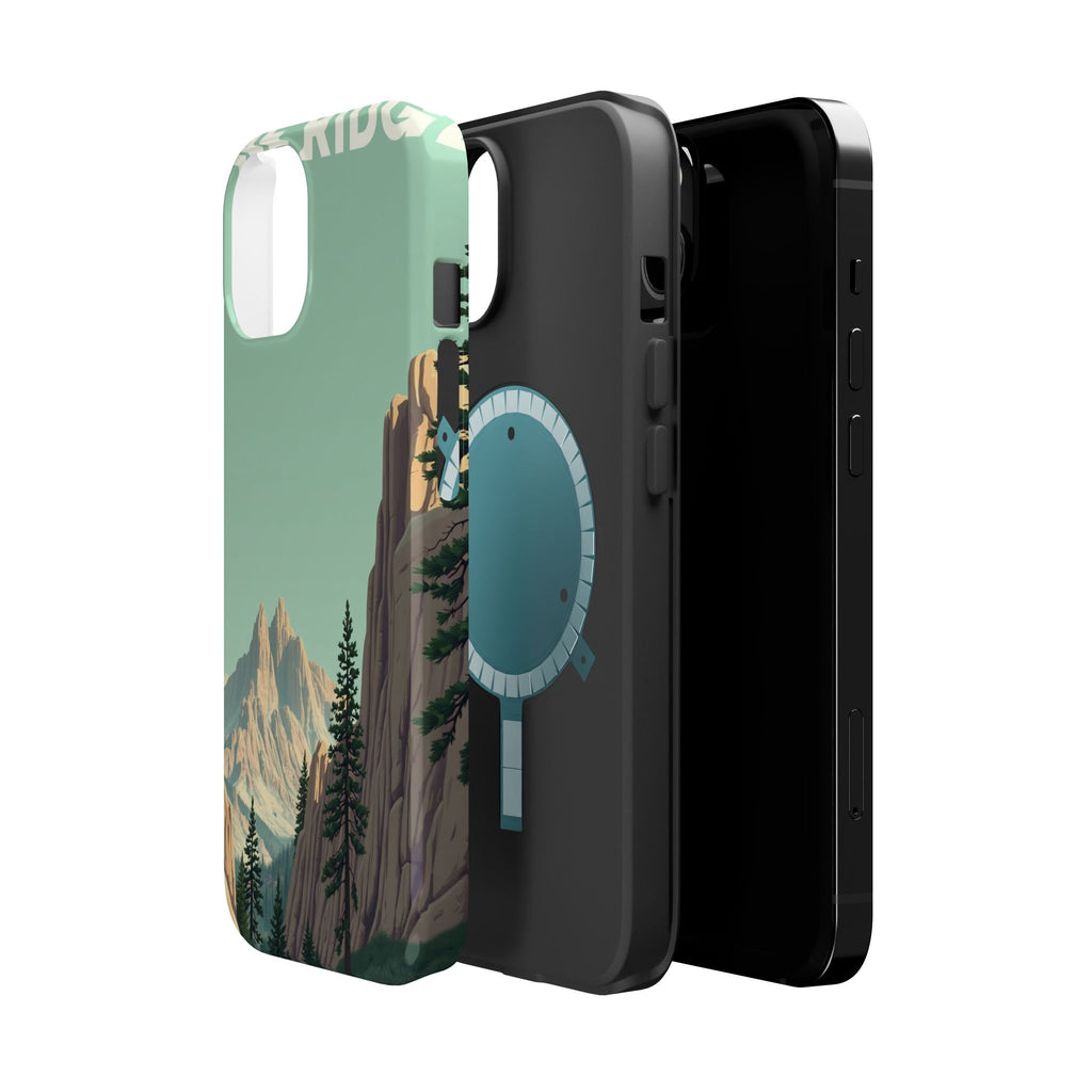 iPhone Pine Ridge Electric Art 16 Bold Modern Everyday Snap Case · iPhone Case