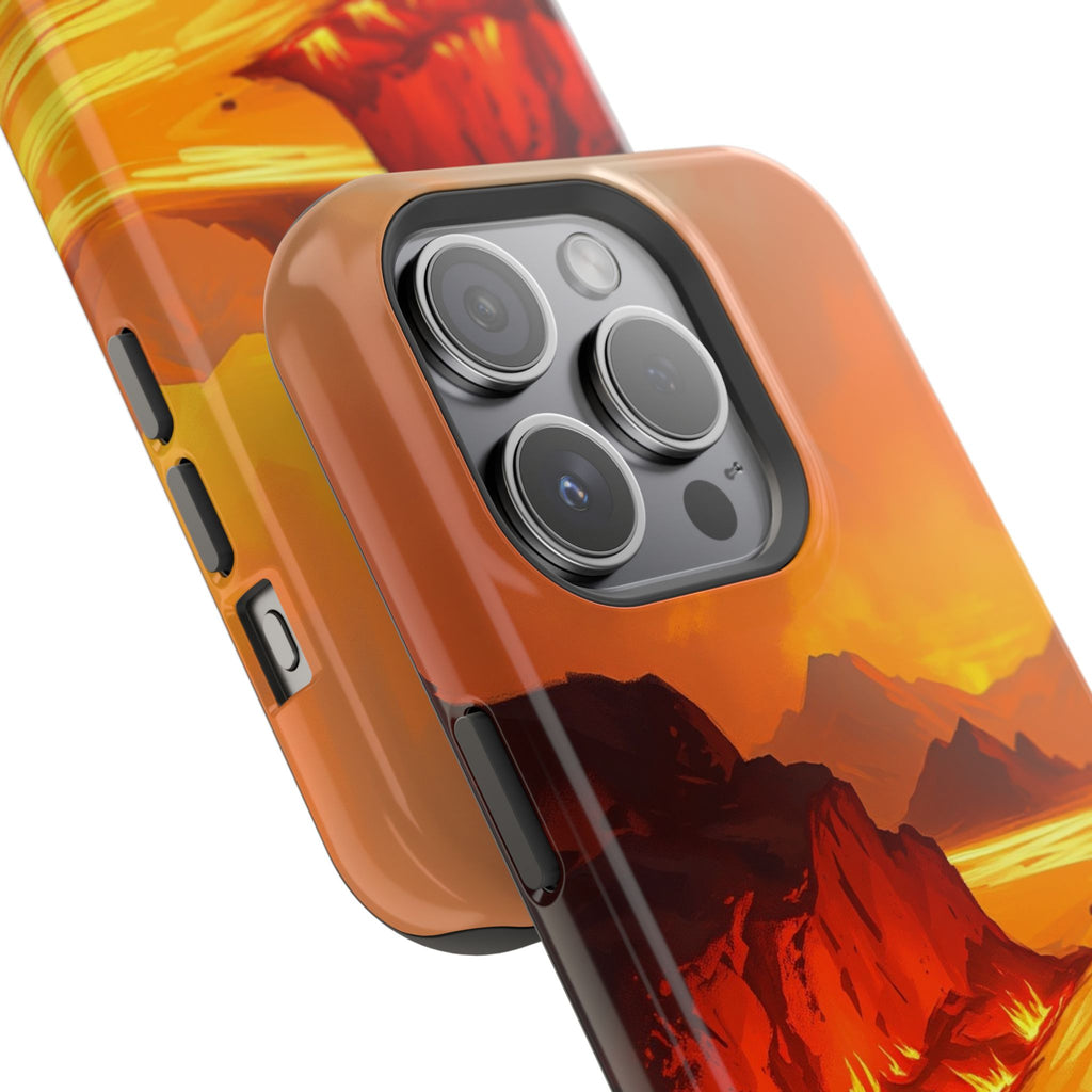 iPhone Burnt Orange And Sand Wildfire Glow Slim iPhone Everyday · iPhone Case