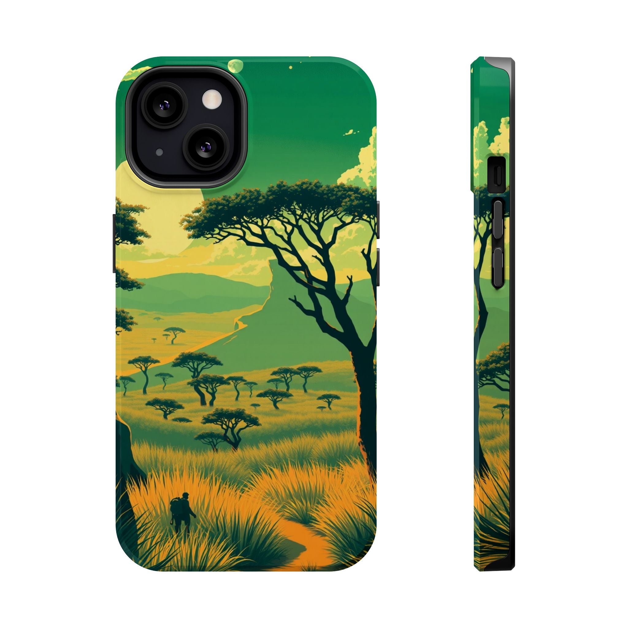 iPhone Savanna Horizon Pixel Art -Bit Slim Everyday Designer Case · iPhone Case