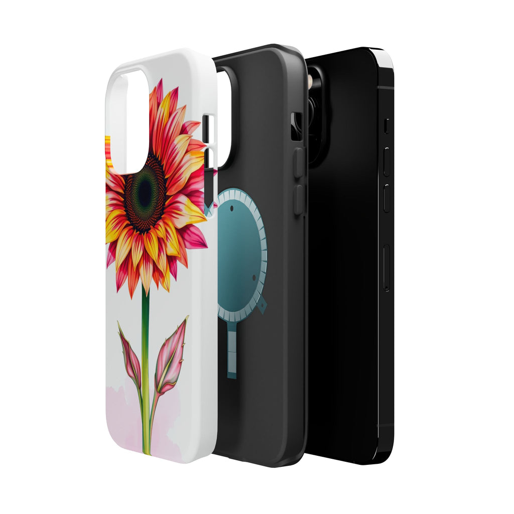 iPhone Sunflower Pop Vibrant Watercolor Slim Snap Case · iPhone Case