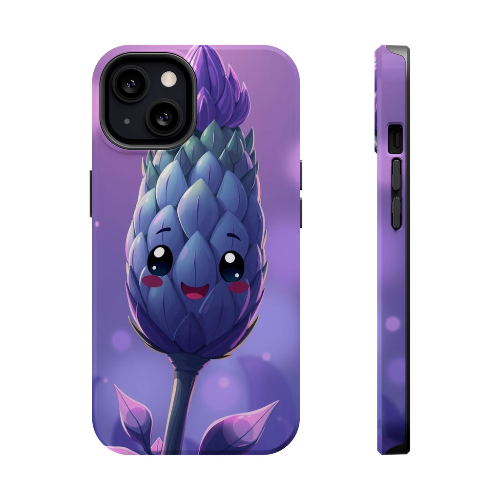 iPhone Indigo And Violet Bud Burst Bold Modern Everyday Snap Case · iPhone Case