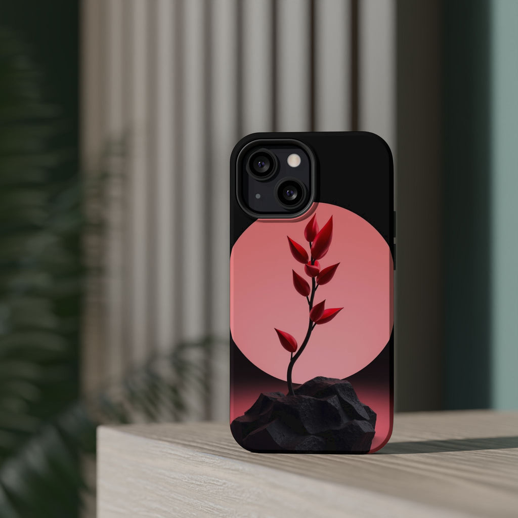 iPhone Serene Minimalist Stem Design Slim Everyday Designer Case · iPhone Case