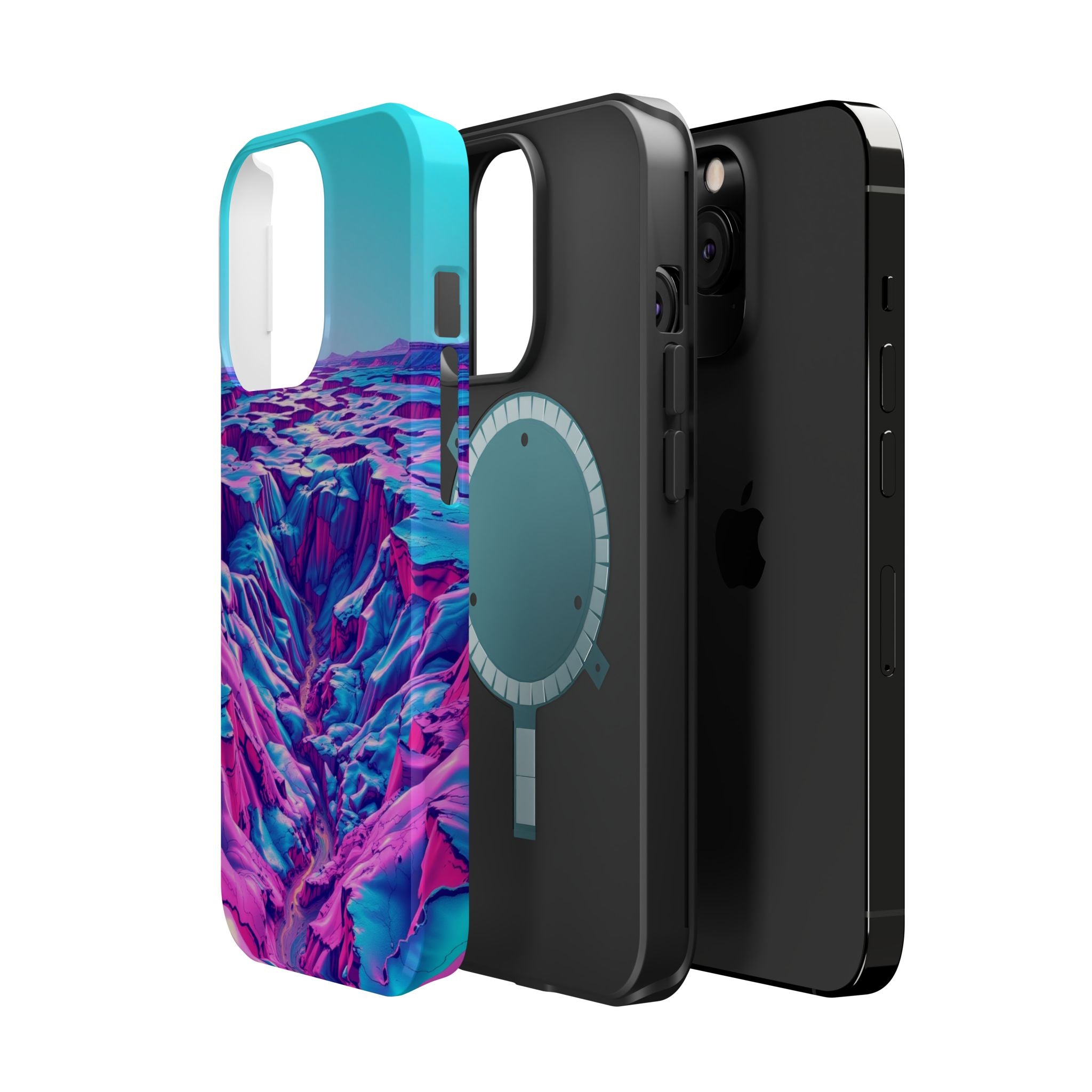 iPhone Lava Field Holographic Iridescent Slim Everyday iPhone Designer · iPhone