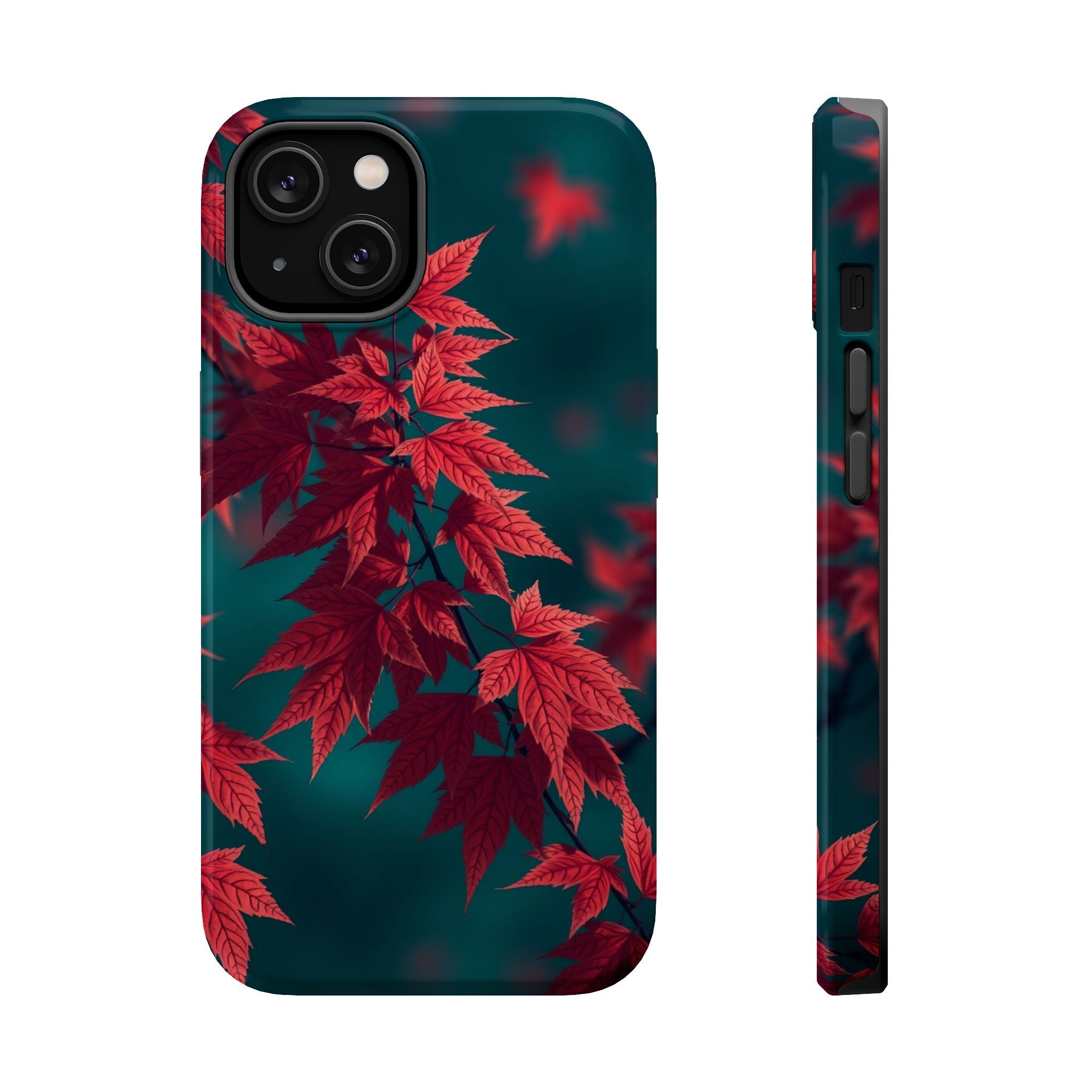 iPhone Autumn Maple Dark Academia Bold Modern Everyday Snap Case · iPhone Case