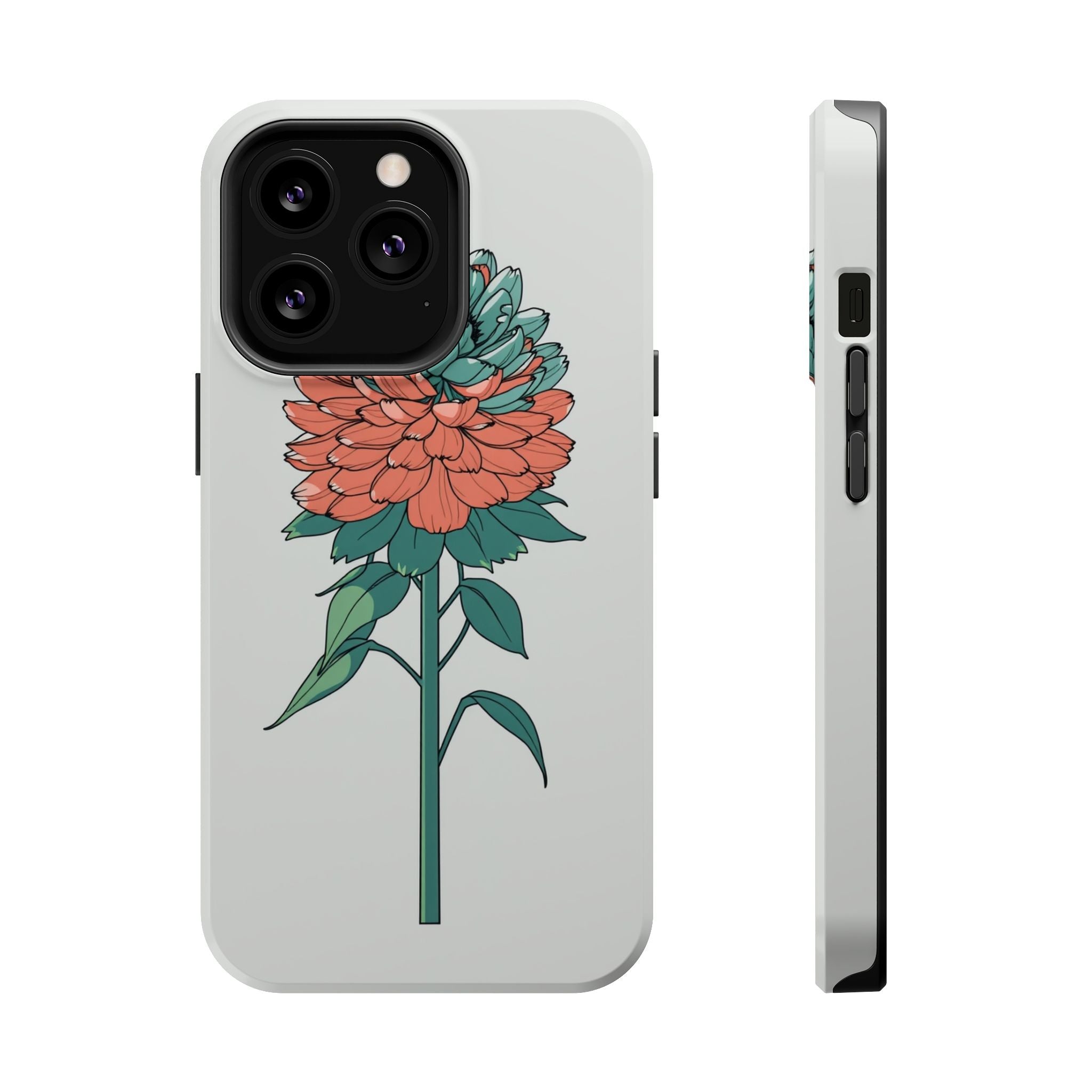 iPhone Serene Ranunculus Stack Design Slim Everyday Designer Case · iPhone Case