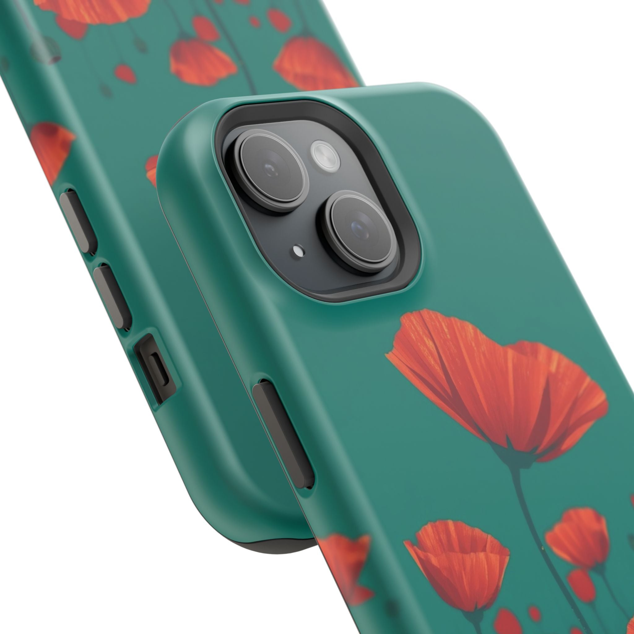 iPhone Earthy Poppy Field Design Bold Modern Everyday Snap Case · iPhone Case