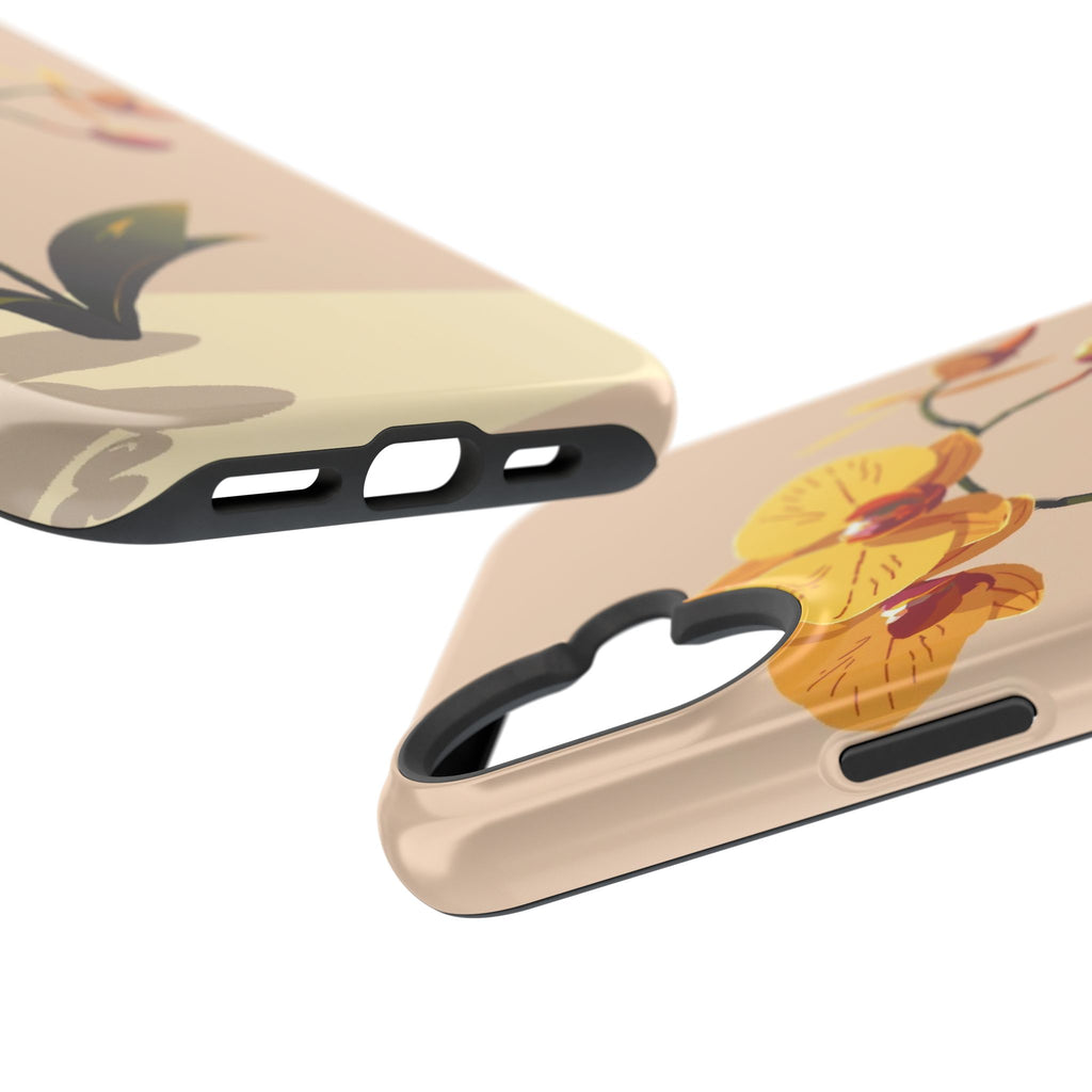 iPhone Orchid Study Pixel Art -Bit Bold Modern Everyday Snap Case · iPhone Case