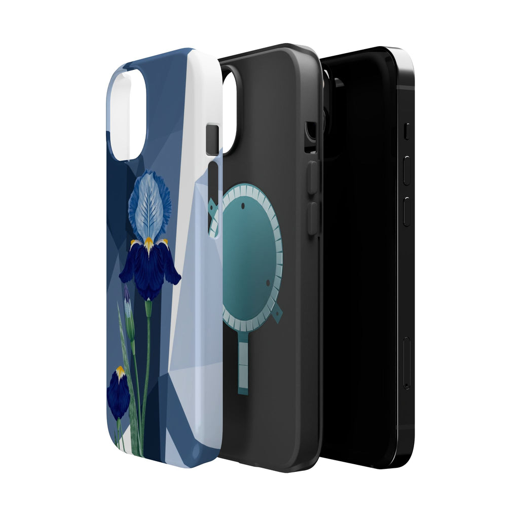 iPhone Earthy Iris Garden Design Bold Modern Everyday Snap Case · iPhone Case