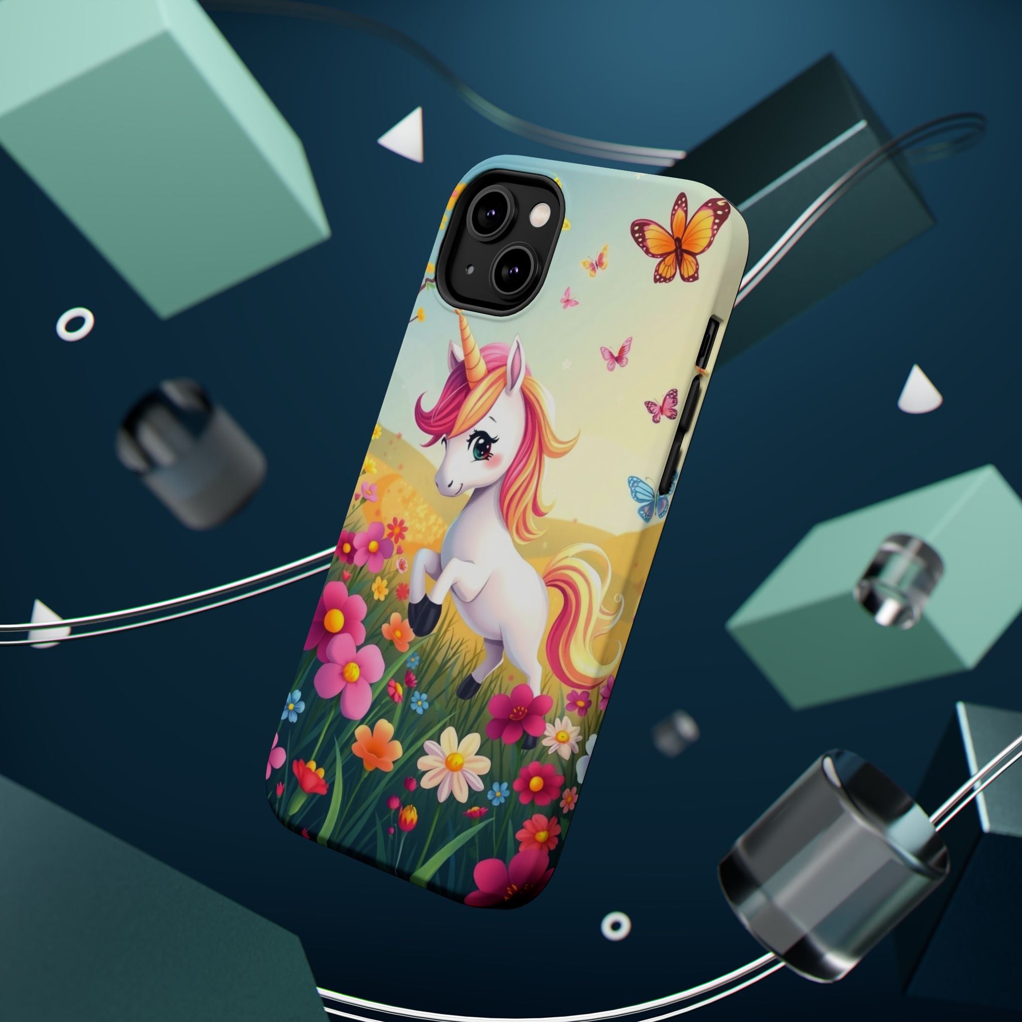 iPhone Magical Meadow Unicorn Kids Fun iPhone Phone Case Gift Slim · iPhone Case