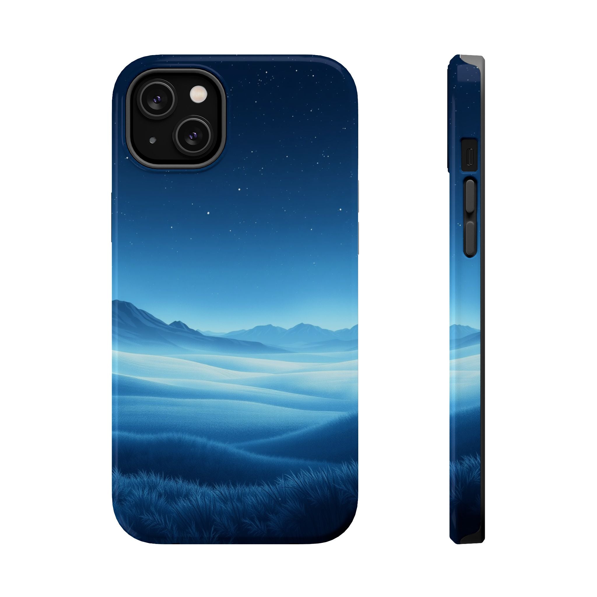 iPhone Midnight Blue And Silver Tundra Expanse Clean iPhone 17 Minimal · iPhone