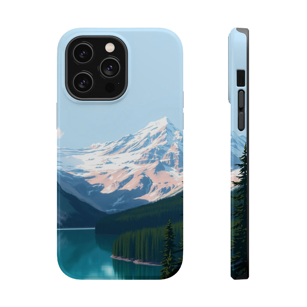 iPhone Serene Glacier Lake Design Bold Modern Everyday Snap Case · iPhone Case