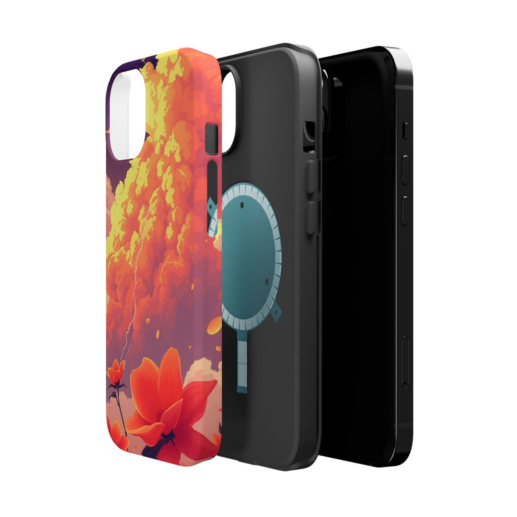 iPhone Sunset Amber And Peach Petal Storm Slim iPhone Everyday Designer · iPhone