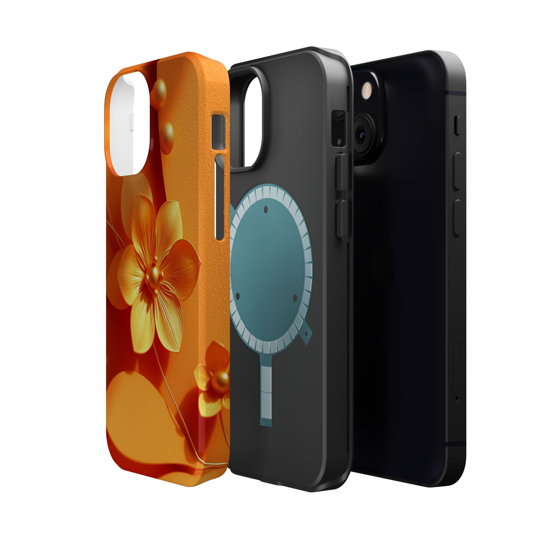 iPhone Floral Geometric Gold Foil Luxury Slim Everyday iPhone Designer · iPhone