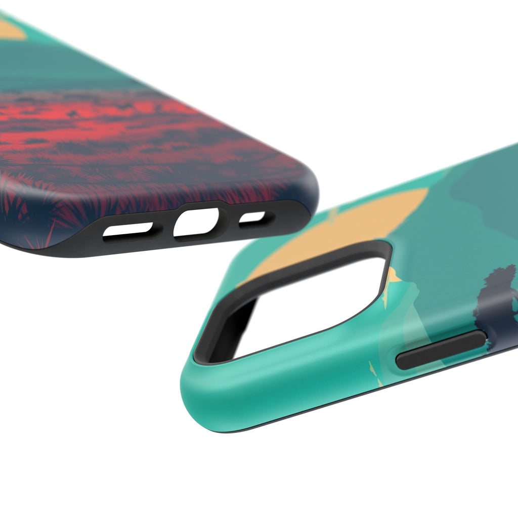 iPhone Savanna Horizon Vintage Retro Poster Slim iPhone Everyday · iPhone Case