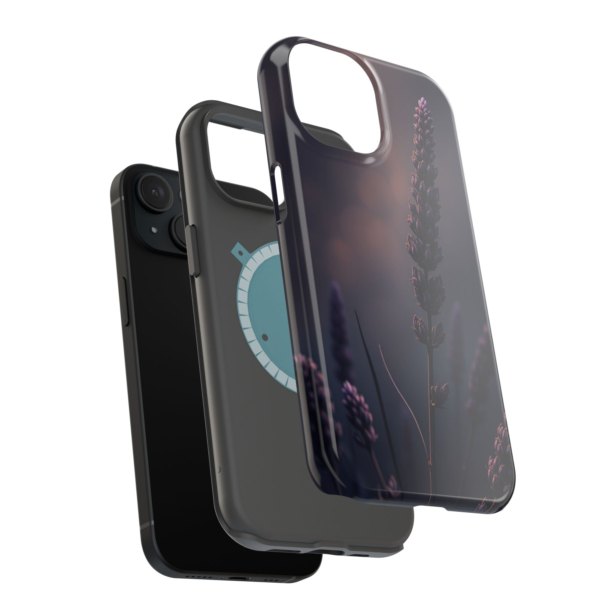 iPhone Lavender Haze Electric Art Clean Minimal Snap Case · iPhone Case