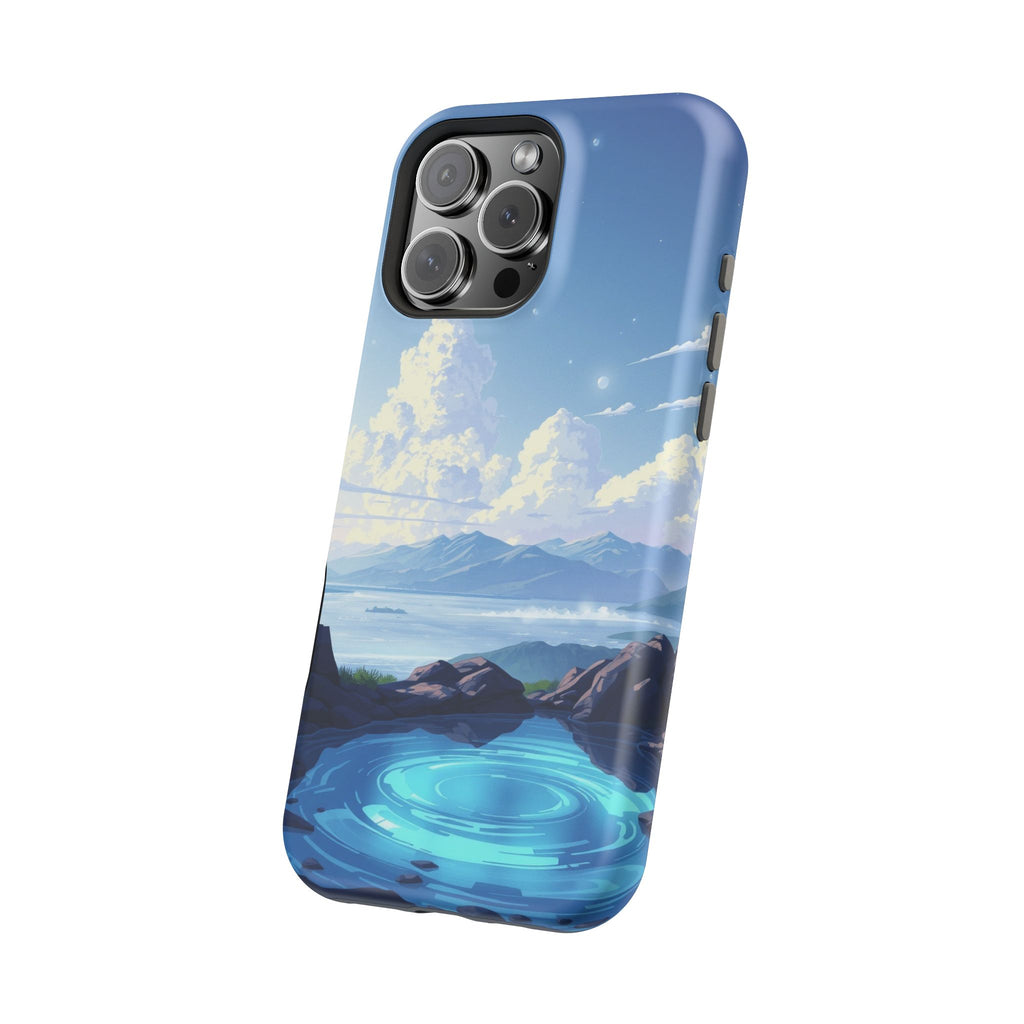 iPhone Earthy Tidal Pool Design 18 Bold Modern Everyday Snap Case · iPhone Case