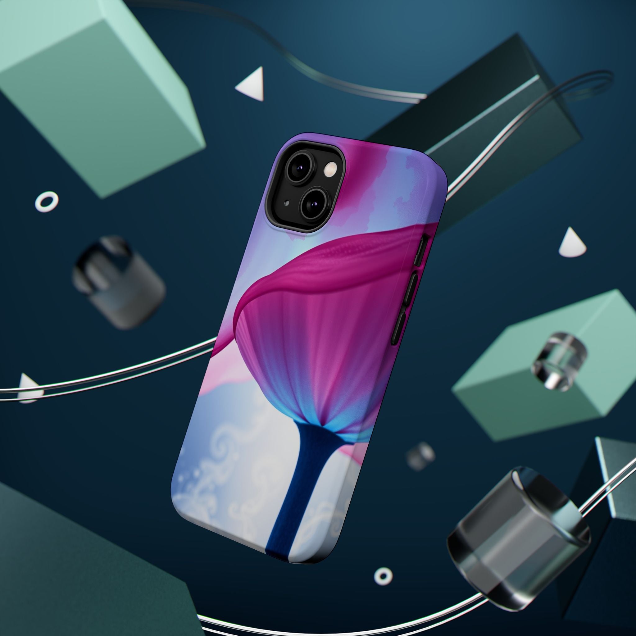 iPhone Petal Storm Vibrant Watercolor Slim Snap Case Ga · iPhone Case