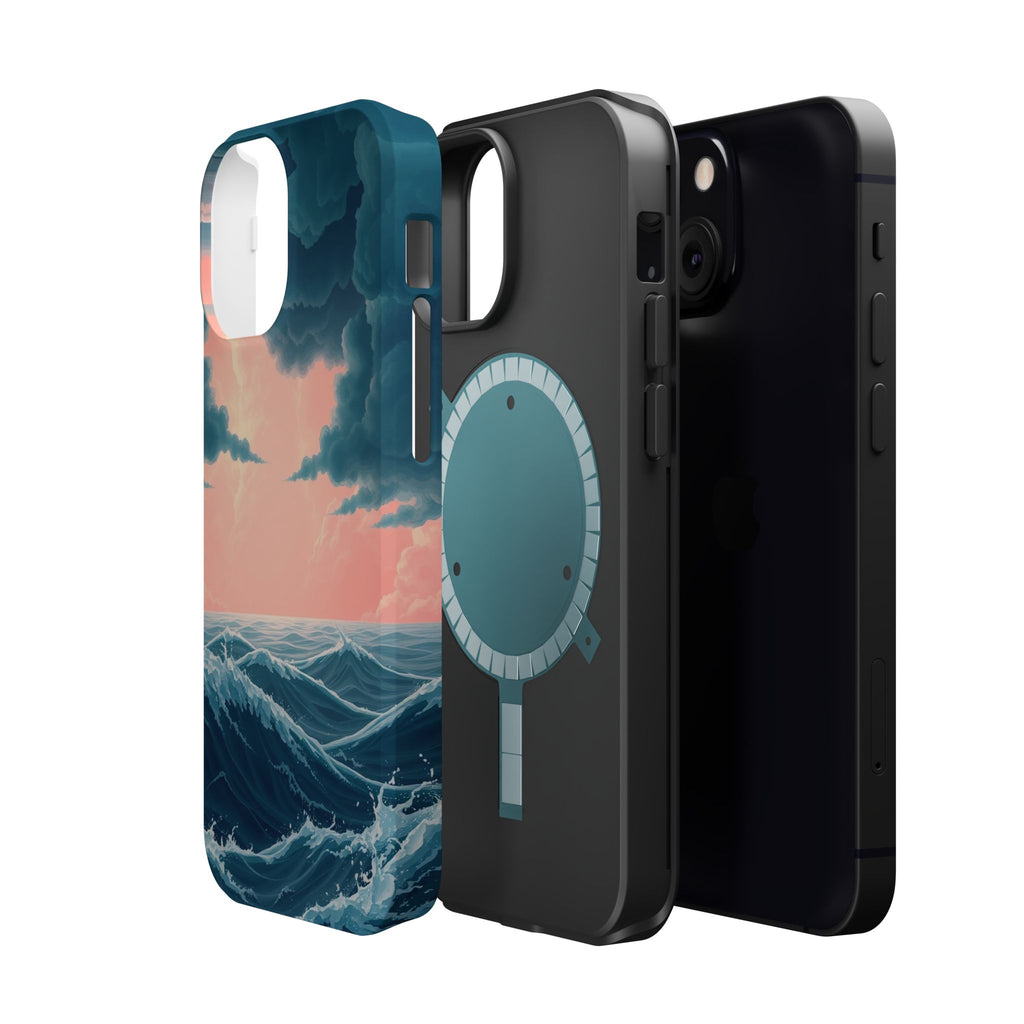 iPhone Storm at Sea 3D Digital Slim Everyday Designer Case · iPhone Case