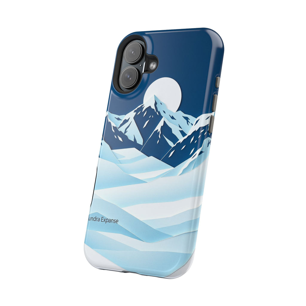 iPhone Midnight Blue And Silver Tundra Expanse Clean iPhone 12 Minimal · iPhone