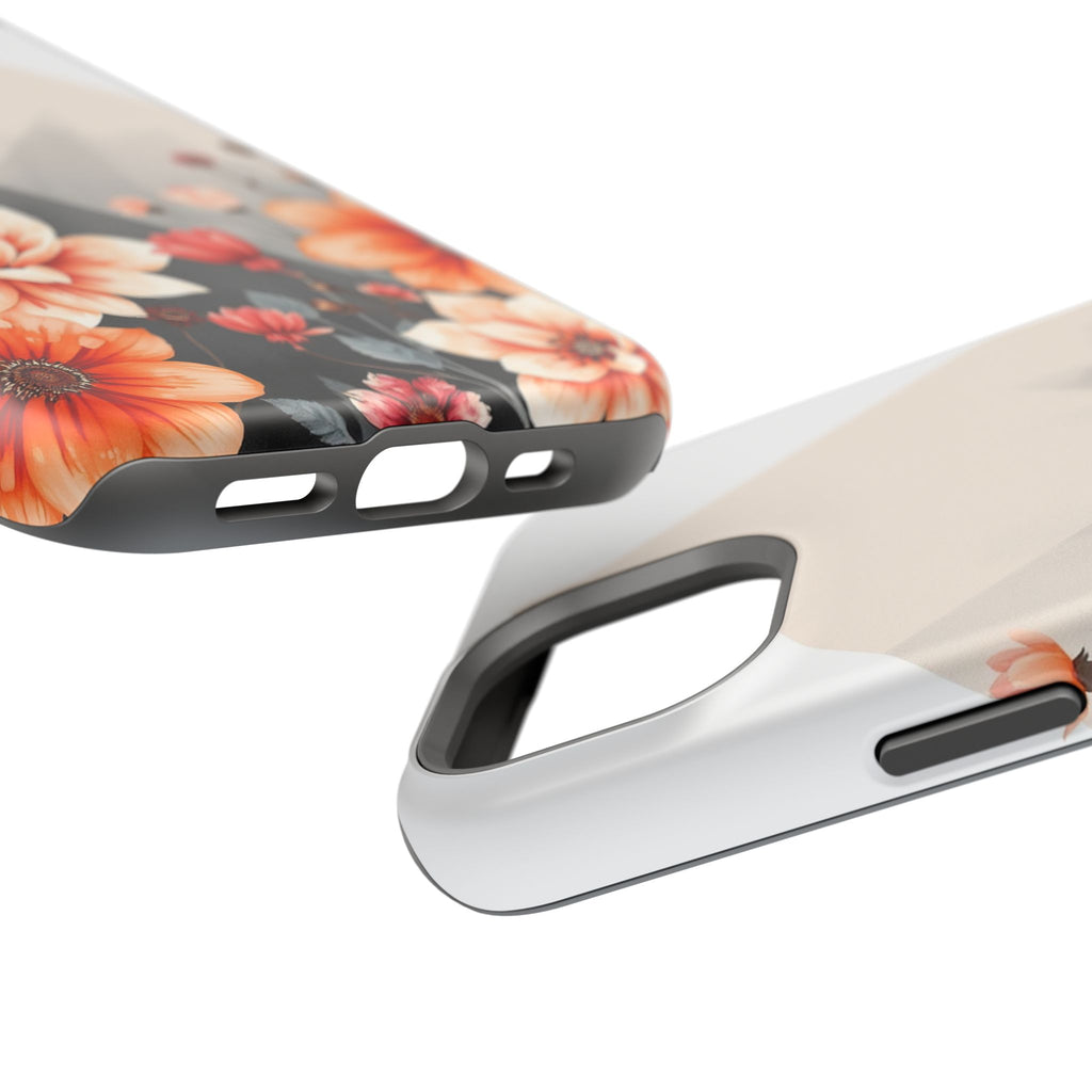 iPhone Floral Geometric Vibrant Design Slim Snap Case · iPhone Case
