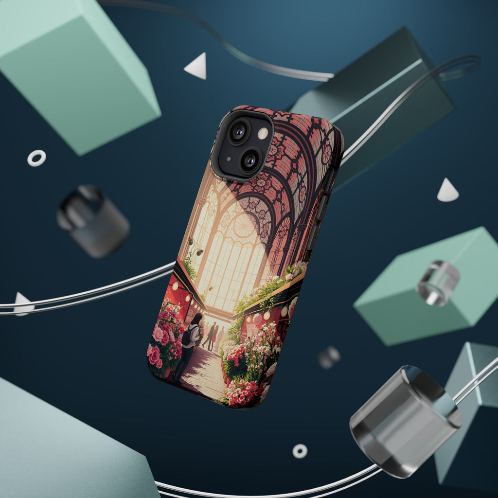 iPhone Flower Market Stained Glass Bold Modern Everyday Snap Case · iPhone Case