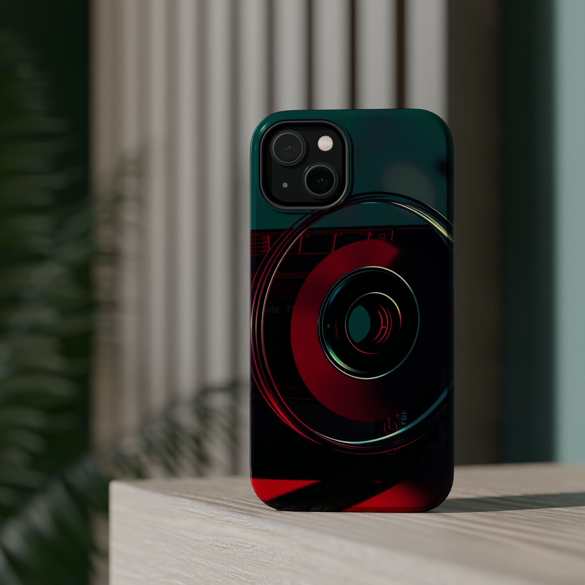 iPhone Vibrant Cassette Tape Rewind Design Slim Everyday Designer Case · iPhone