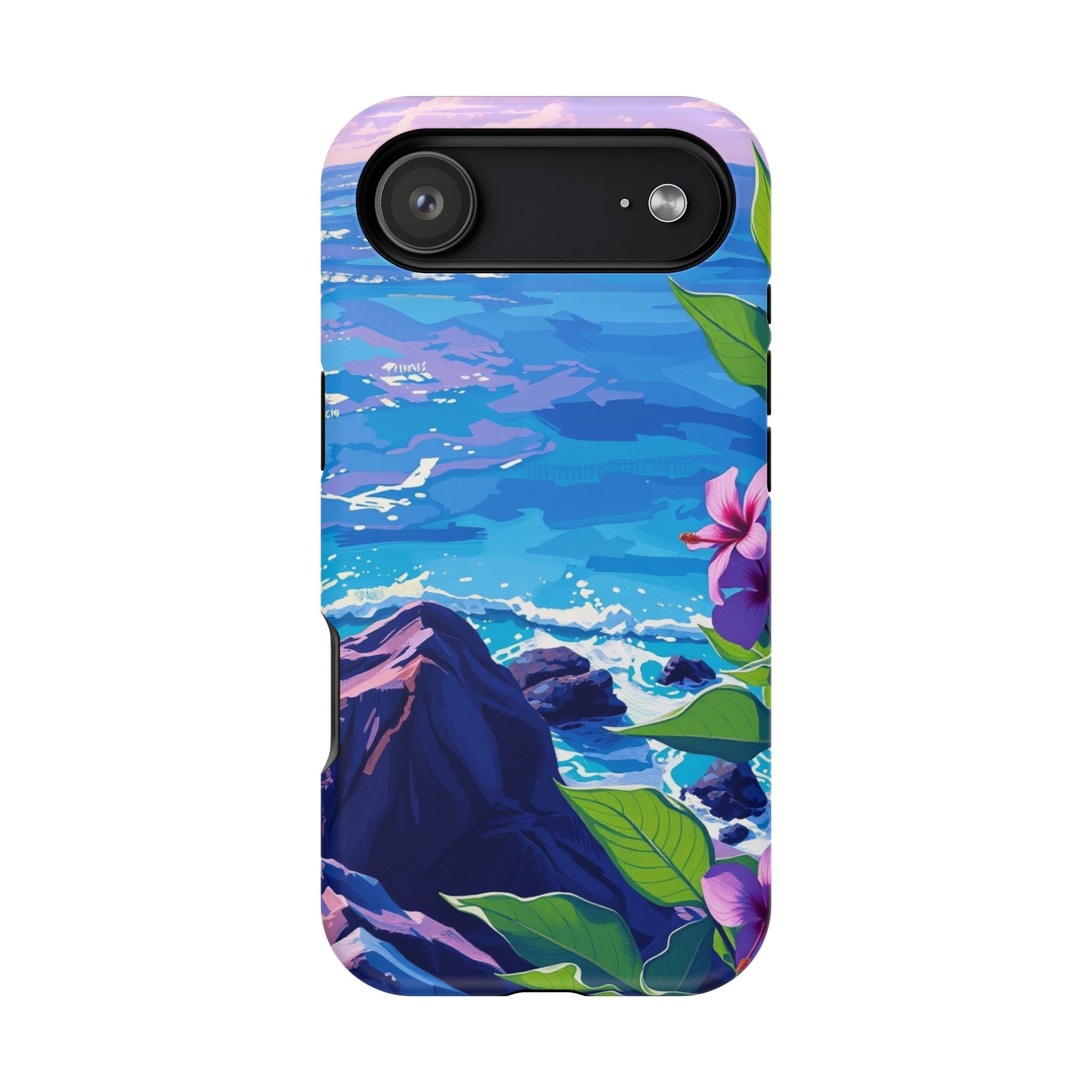 iPhone Hibiscus Coast Enchanted Art Slim Everyday Designer Case · iPhone Case
