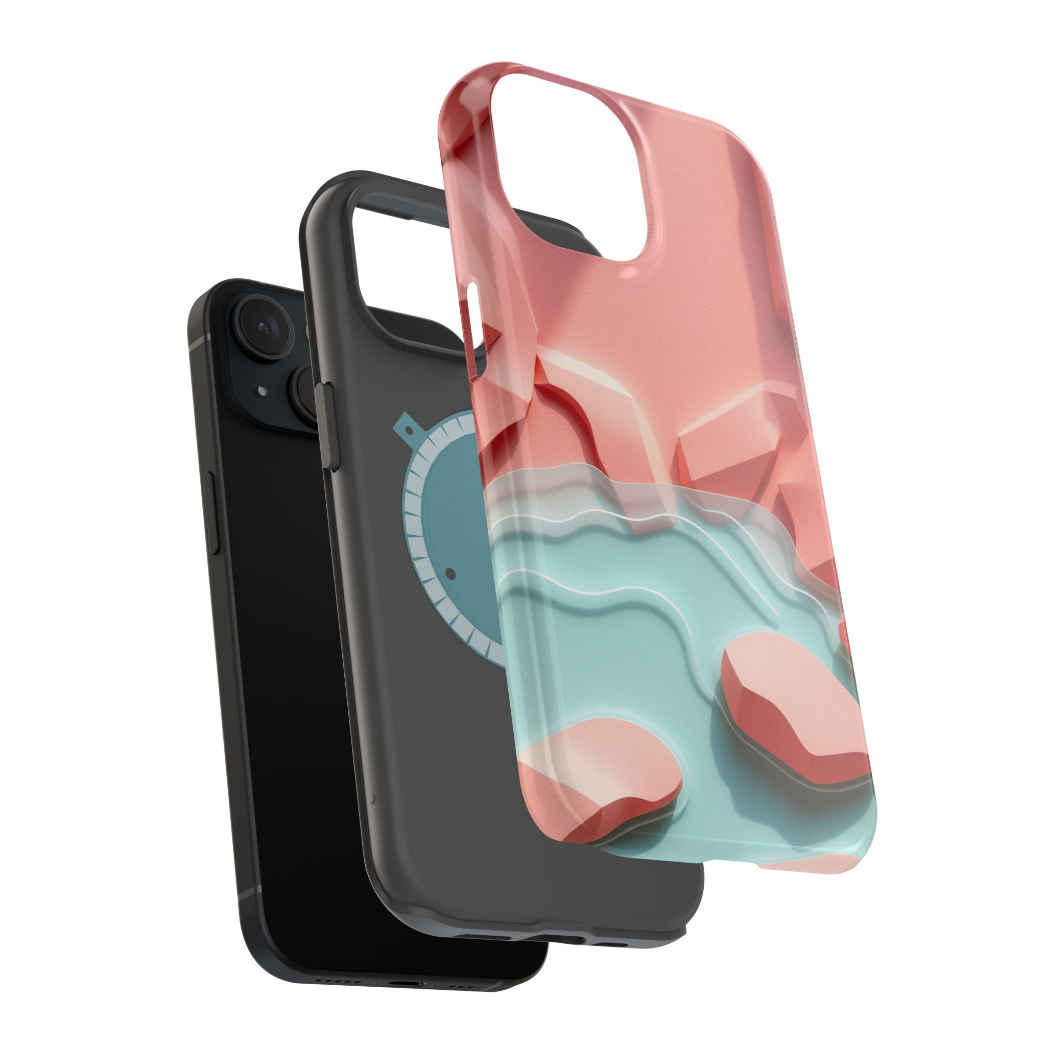iPhone Tidal Pool Paper Cut Art Slim Everyday Designer Case · iPhone Case