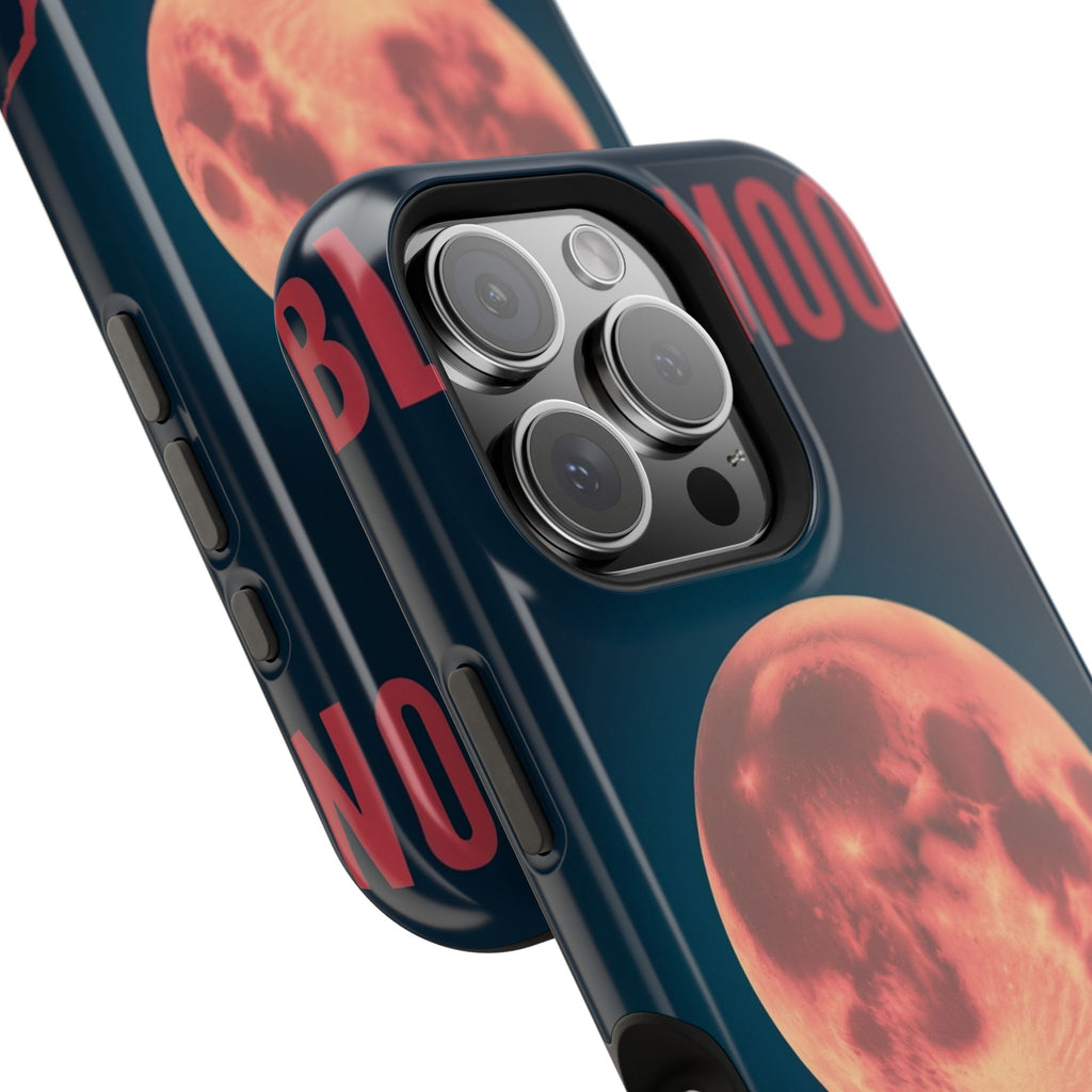 iPhone Blood Moon Rise Vintage Retro Poster Slim Everyday Designer Case · iPhone