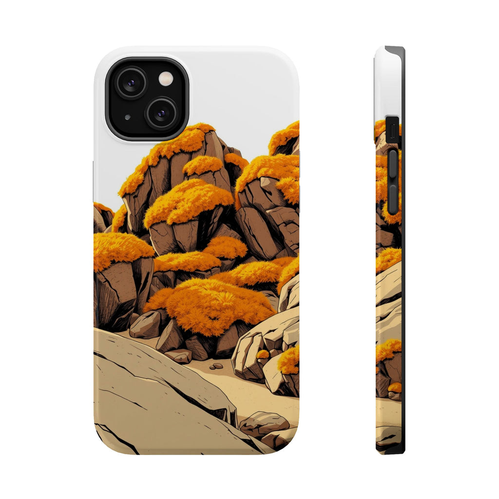 iPhone Moss Covered Rocks Bold Art Bold Modern Everyday Snap Case · iPhone Case