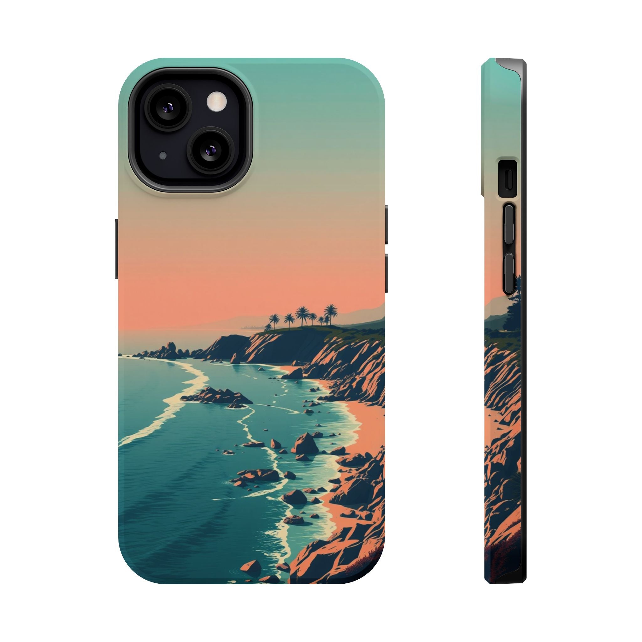 iPhone Radiant Pebble Beach Design Bold Modern Everyday Snap Case · iPhone Case