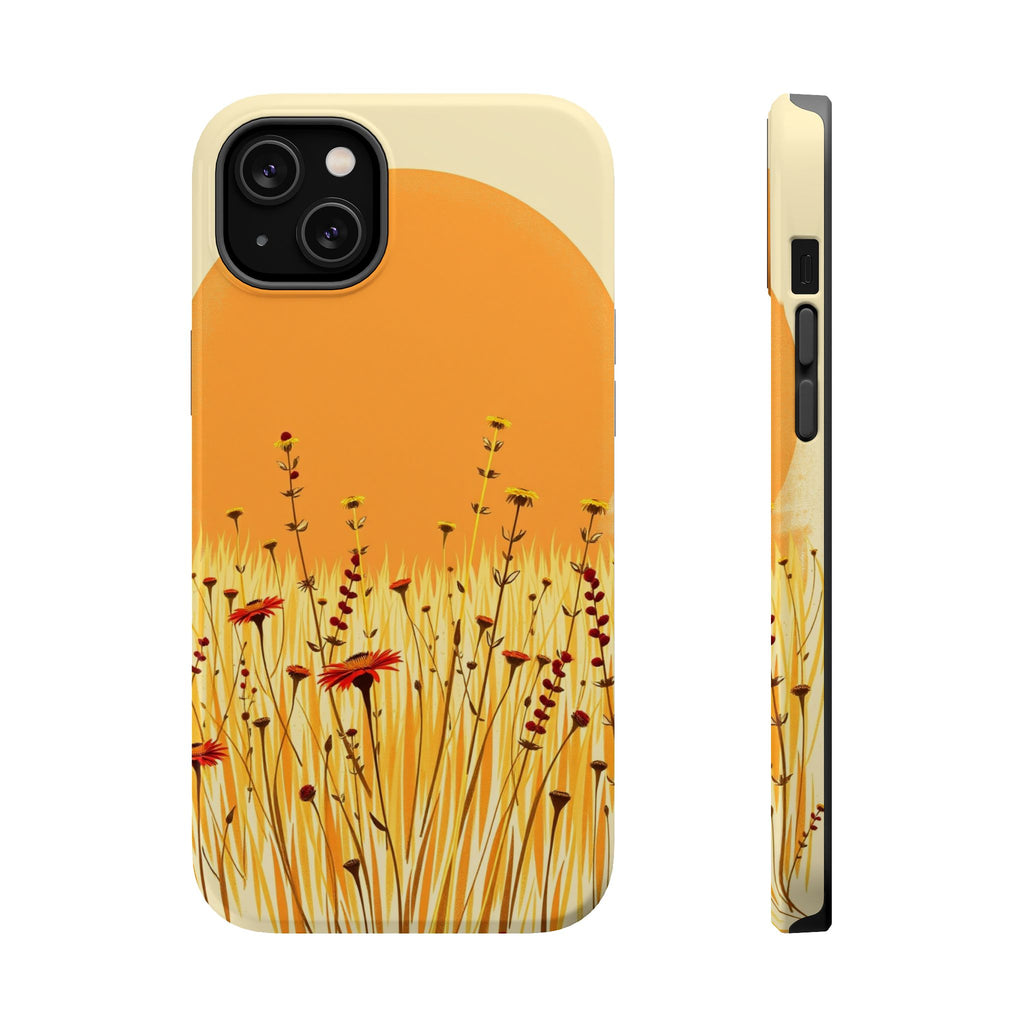 iPhone Wildflower Field Electric Art Slim Everyday Designer Case · iPhone Case