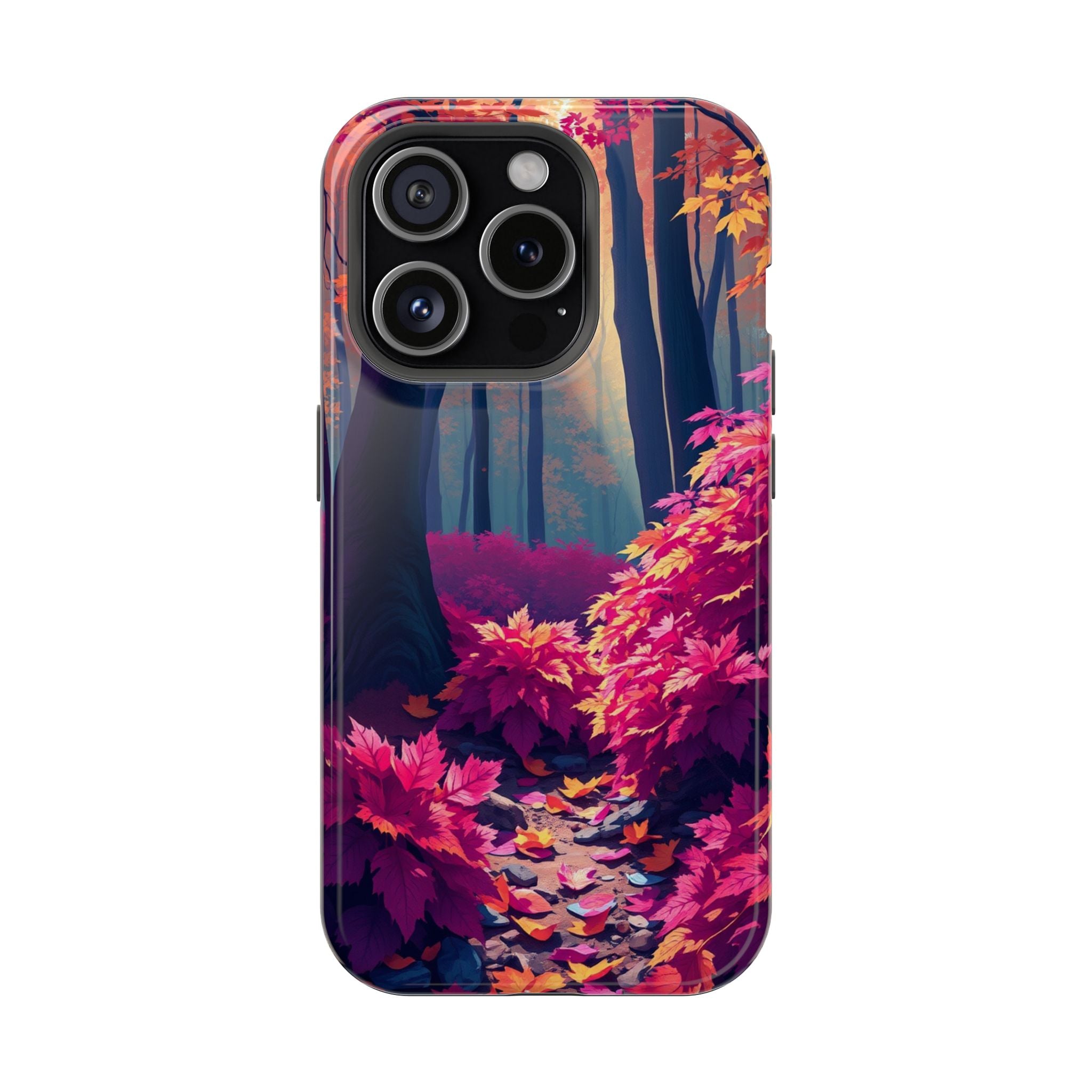 iPhone Earthy Autumn Forest Floor Design Slim Everyday iPhone Designer · iPhone