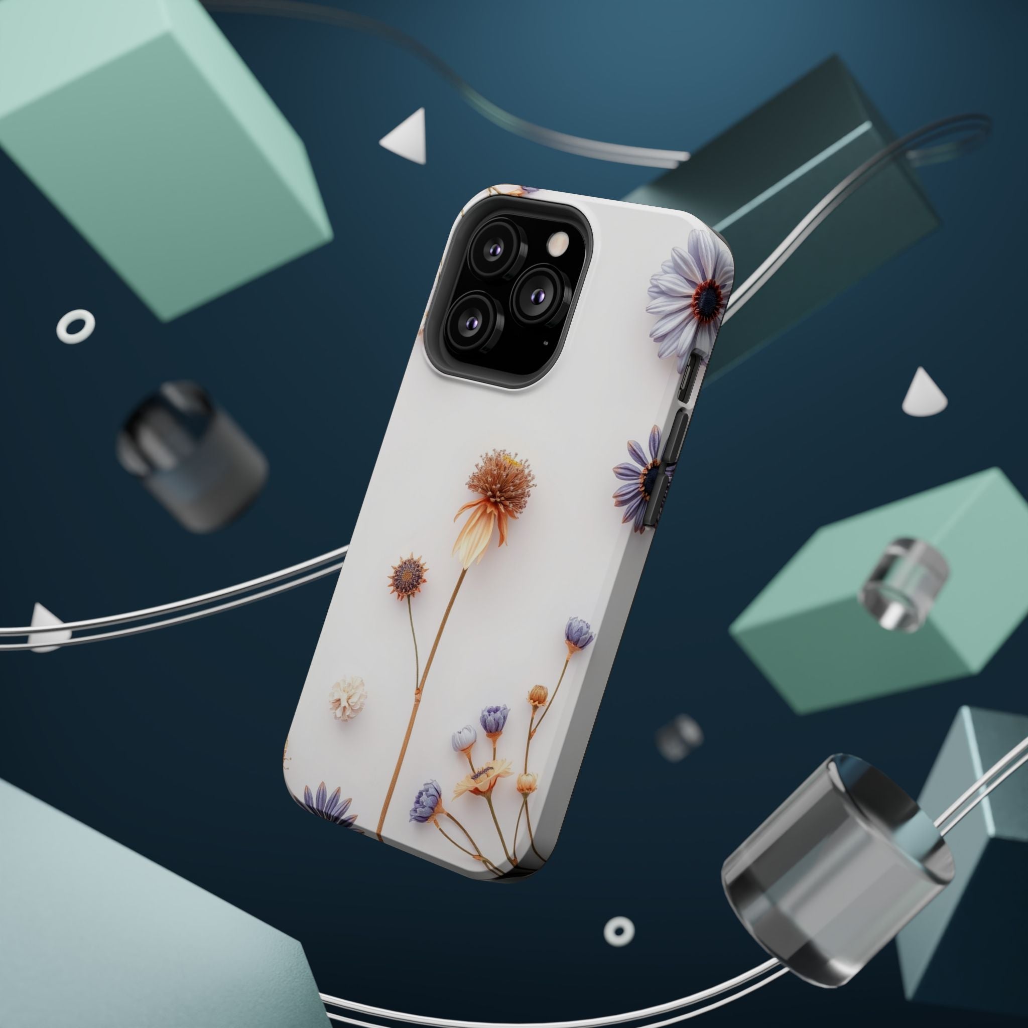 iPhone Dried Flower Flat Lay Bold Art Slim Everyday Designer Case · iPhone Case