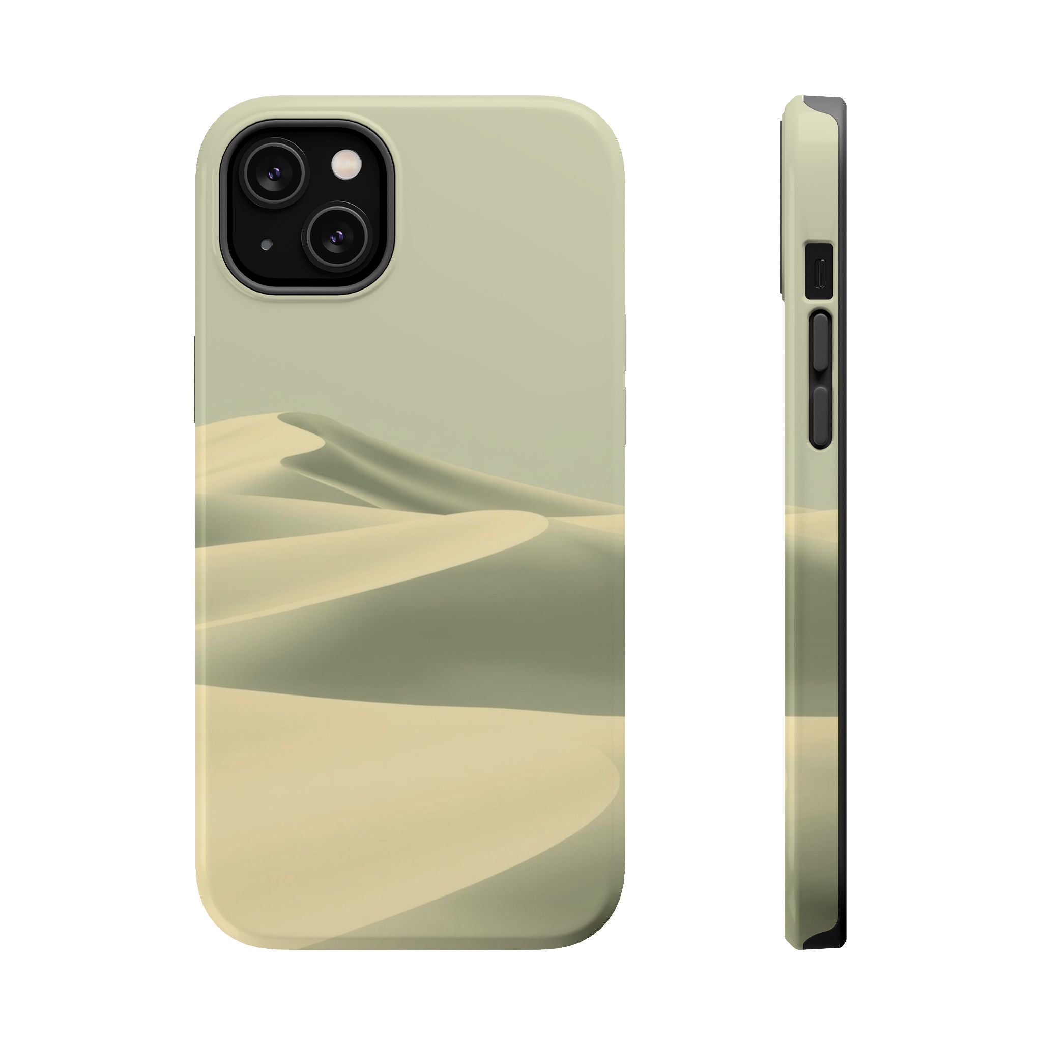 iPhone Sage And Ivory Desert Dunes Bold Modern Everyday Snap Case · iPhone Case