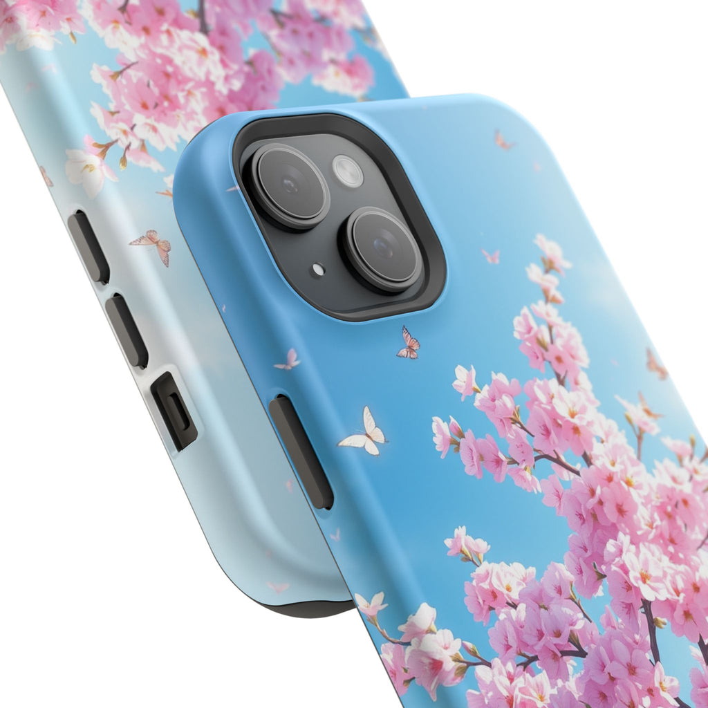 iPhone Cherry Blossom Floral Slim Everyday Designer Case · iPhone Case