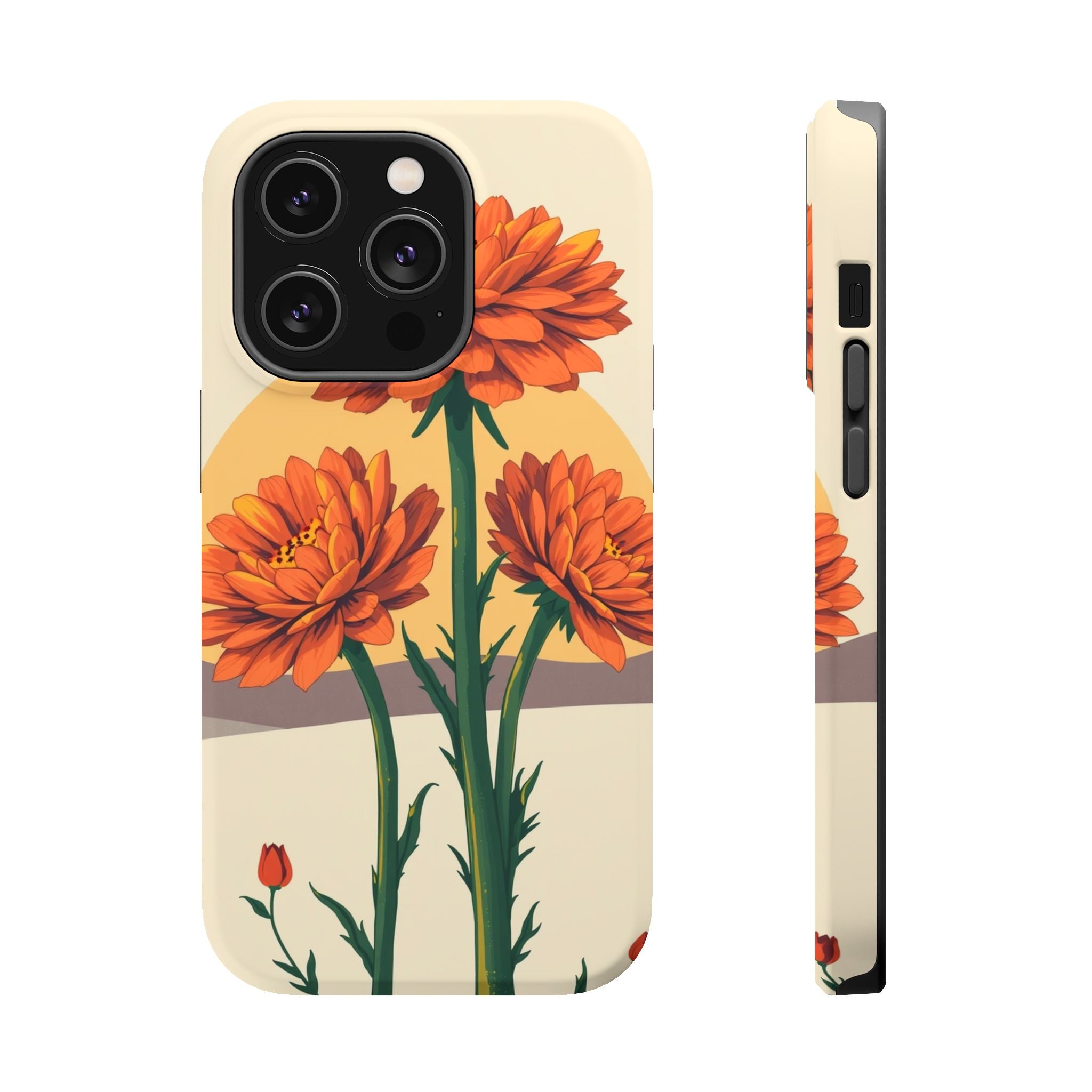 iPhone Ranunculus Stack Bold Art Bold Modern Everyday Snap Case · iPhone Case