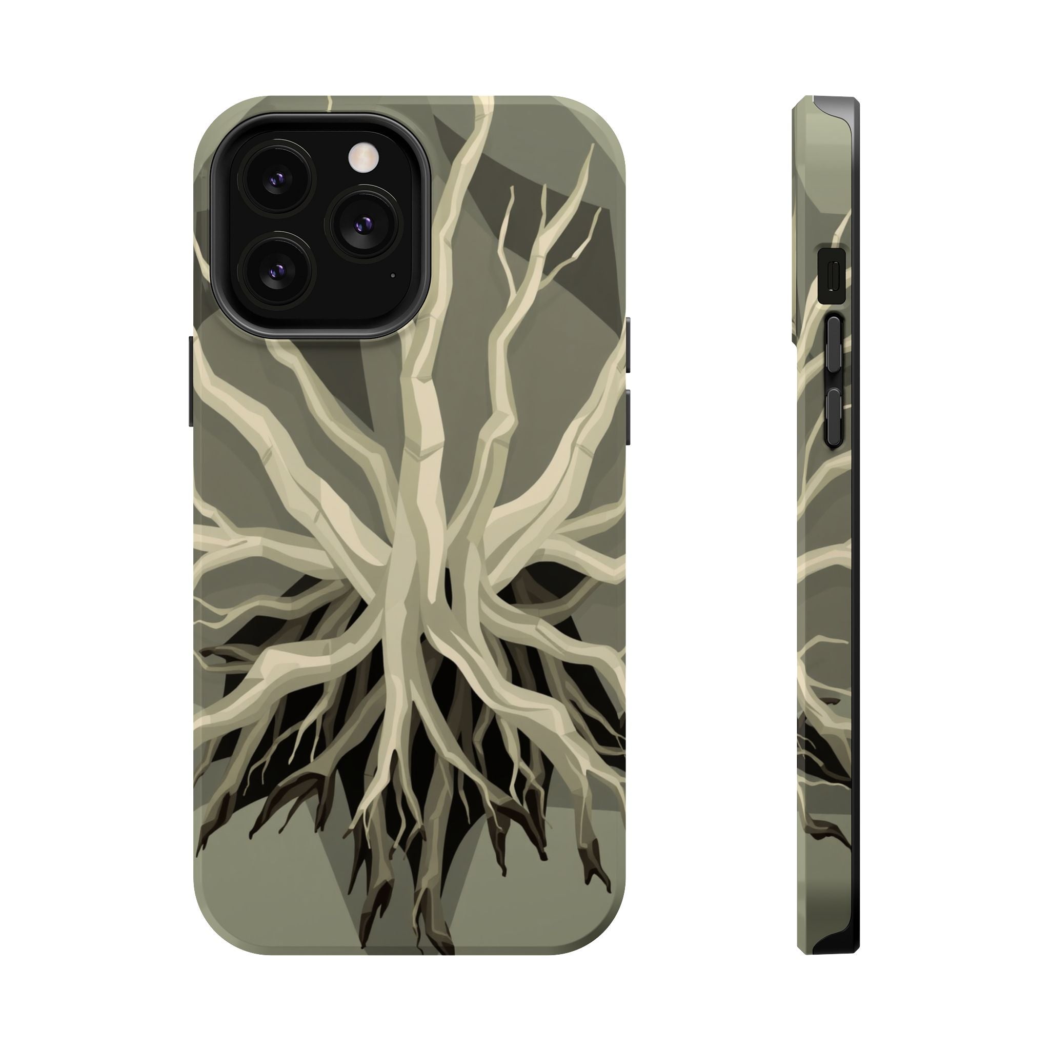 iPhone Sage And Ivory Mangrove Roots Slim Everyday Designer Case · iPhone Case