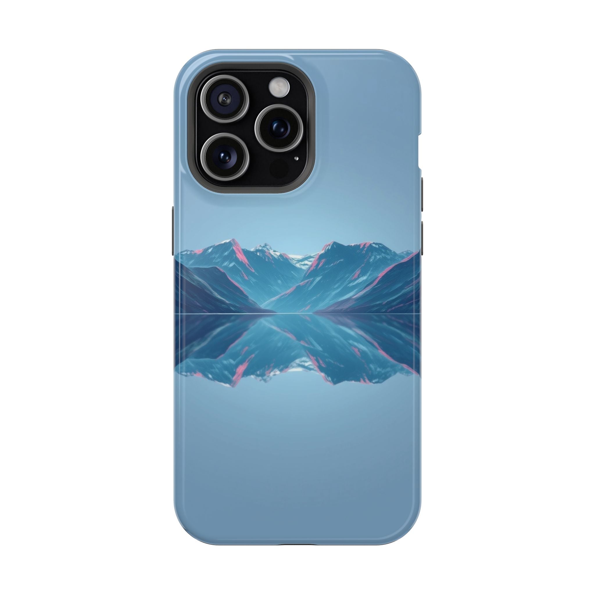 iPhone Fjord Reflection Mystic Art Bold Modern Everyday Snap Case · iPhone Case