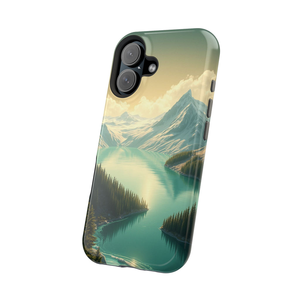 iPhone Glacier Lake Bold Art Slim Everyday Designer Case · iPhone Case