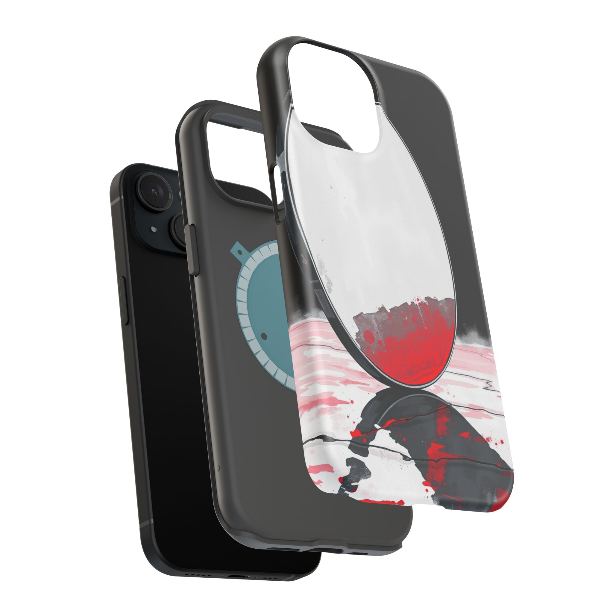 iPhone Earthy Salt Flat Mirror Design Slim Everyday Designer Case · iPhone Case