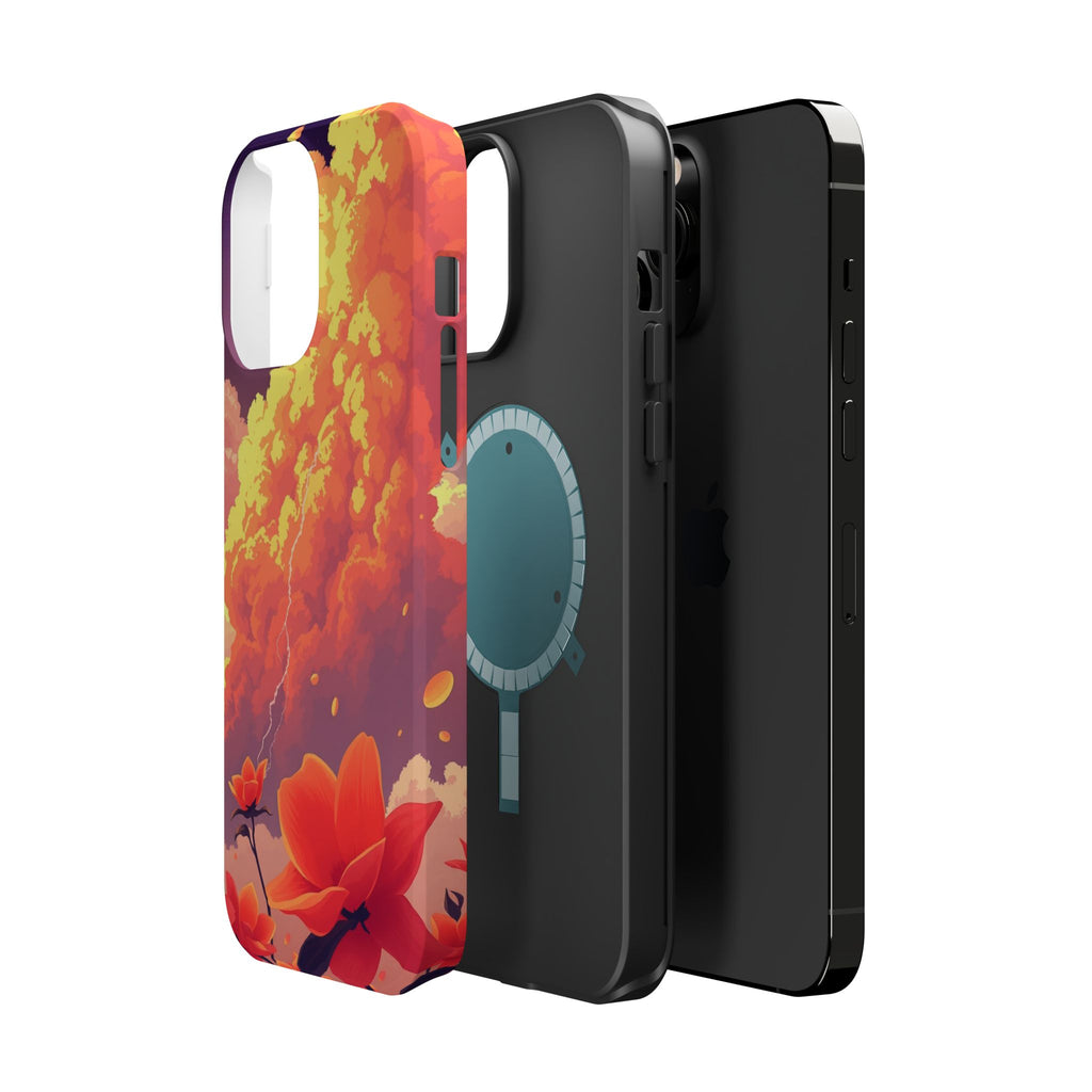 iPhone Sunset Amber And Peach Petal Storm Slim iPhone Everyday Designer · iPhone