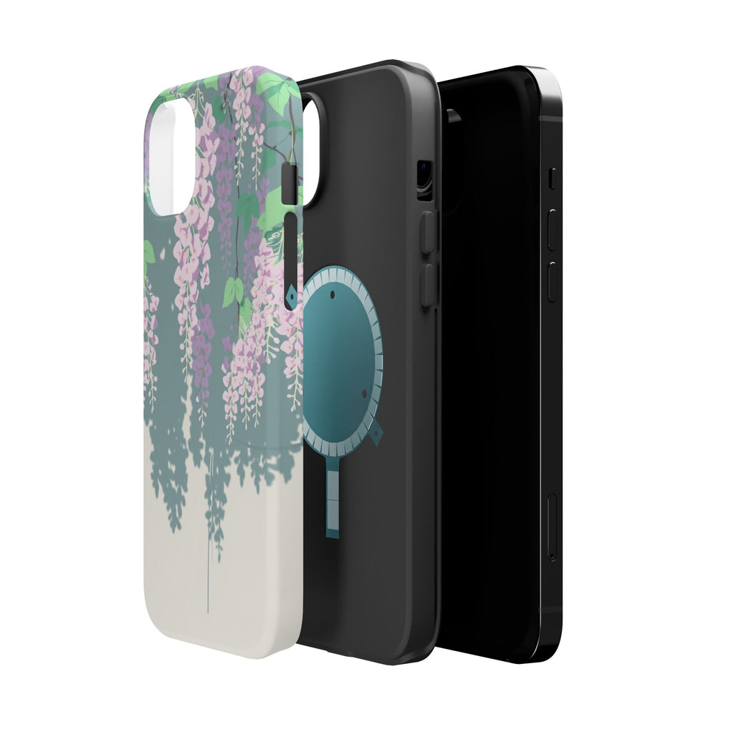 iPhone Dreamy Wisteria Cascade Design Slim Everyday Designer Case · iPhone Case
