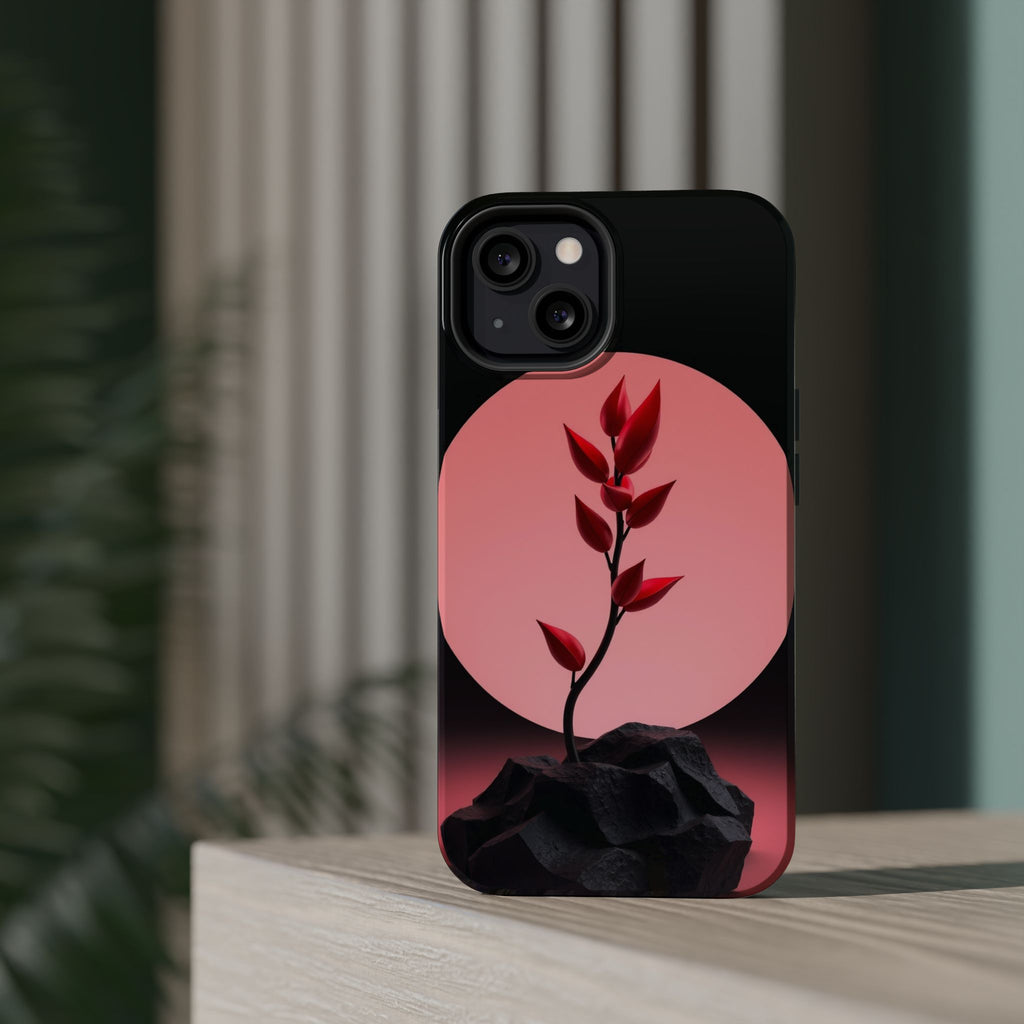 iPhone Serene Minimalist Stem Design Slim Everyday Designer Case · iPhone Case