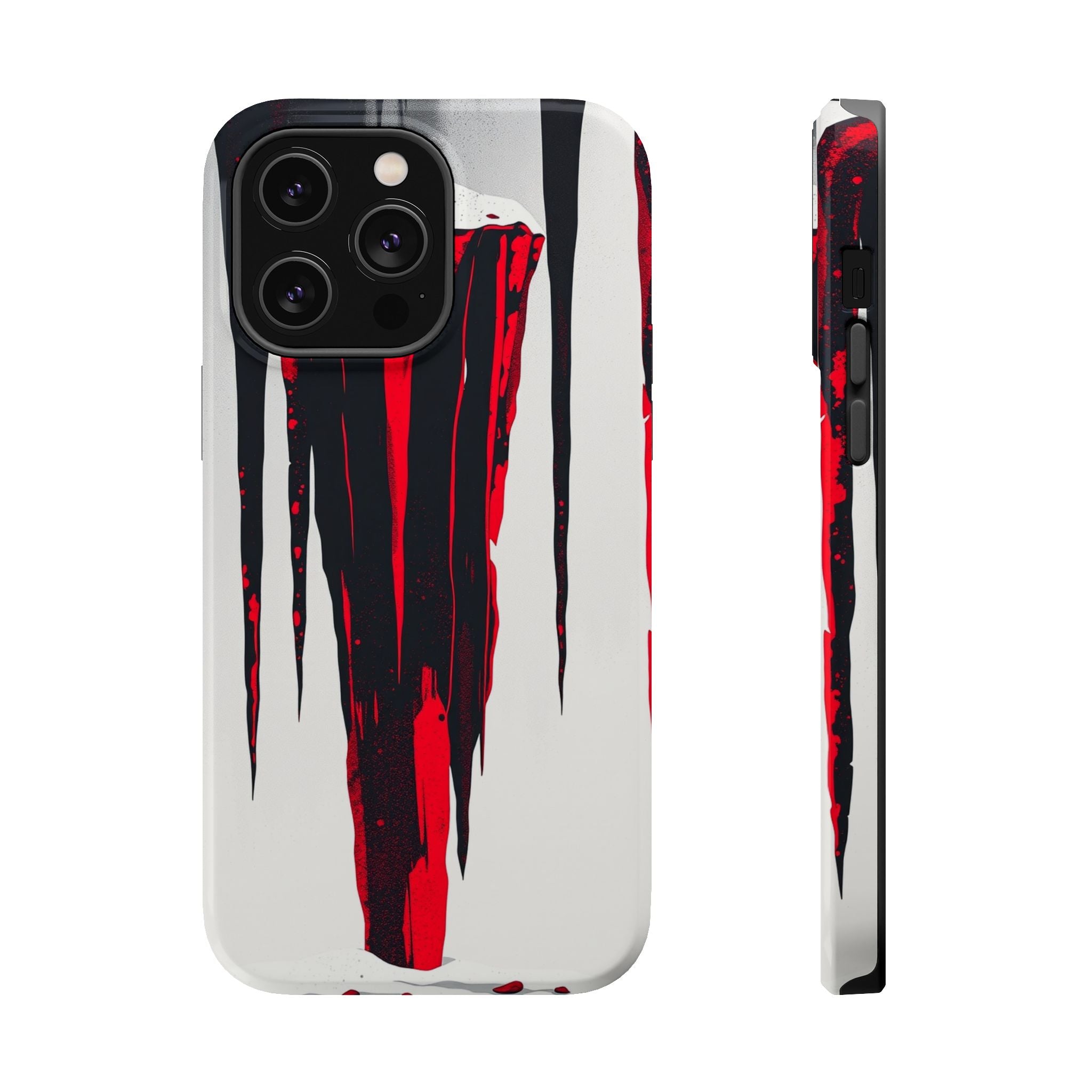 iPhone Black And Crimson Icicle Formation Slim iPhone 15 Everyday · iPhone Case