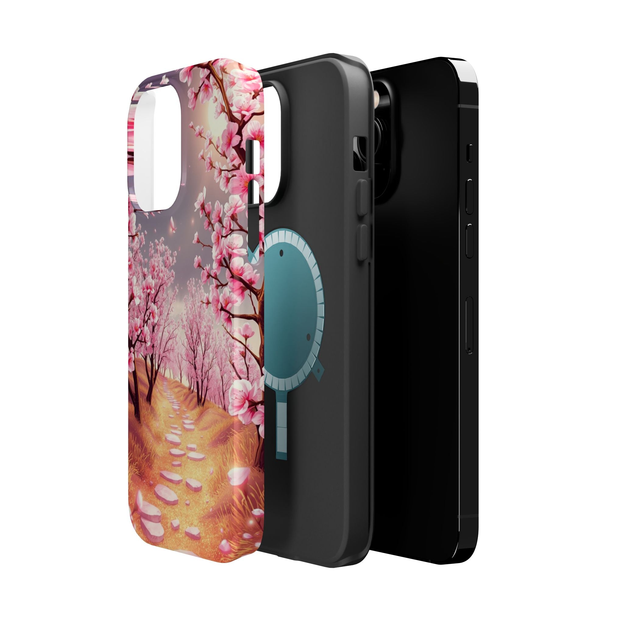 iPhone Dreamy Blossom Trail Design 14 Slim Everyday Designer Case · iPhone Case
