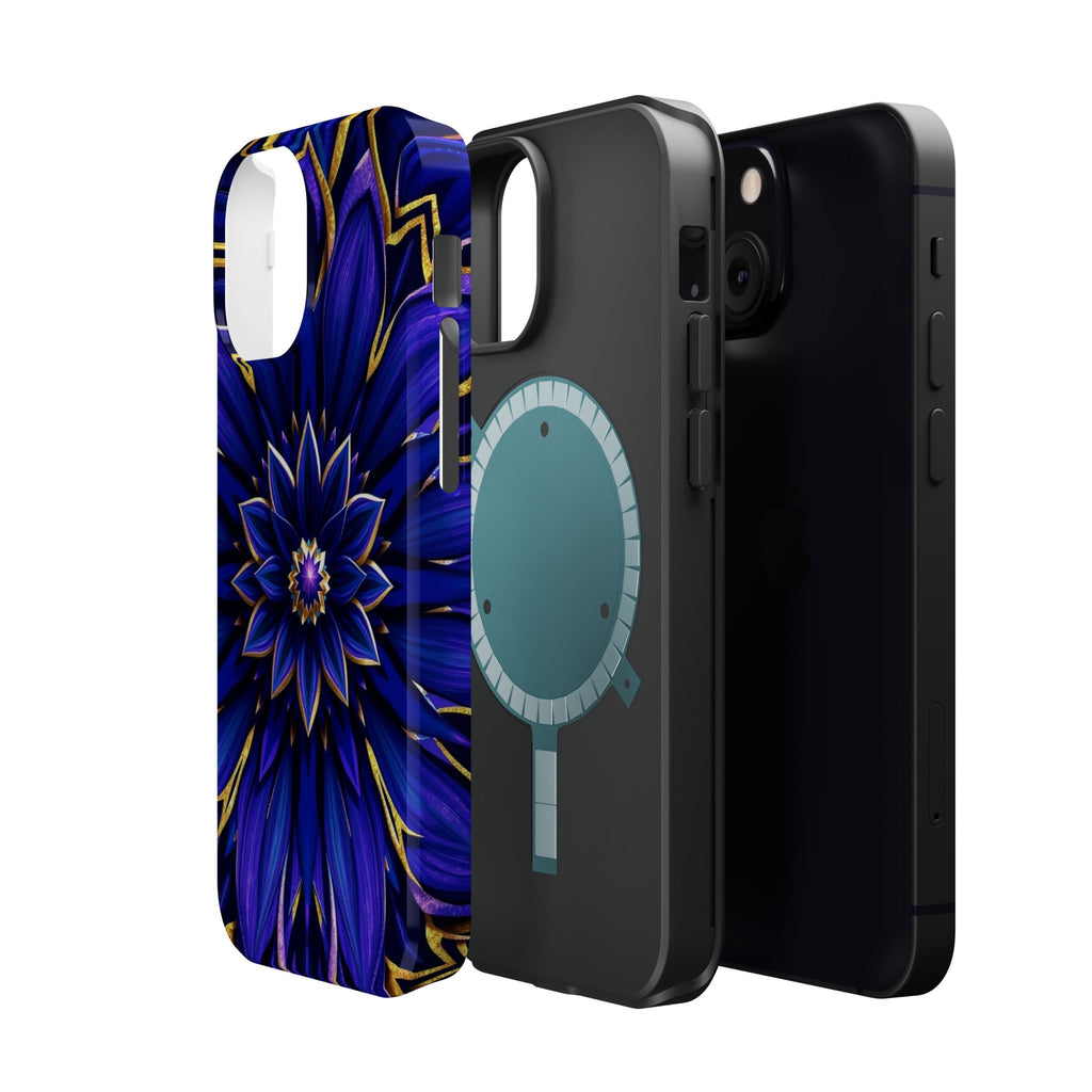 iPhone Floral Mandala Electric Art 14 Slim Everyday Designer Case · iPhone Case