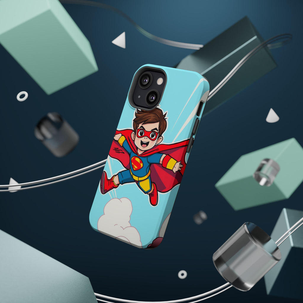 iPhone Kid Superhero Flying Kids Fun iPhone Phone Case Gift Slim · iPhone Case